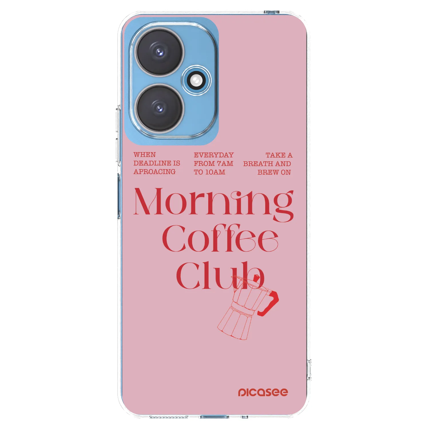 Picasee silikonska prozirna maskica za Xiaomi Redmi 13C 5G - Morning