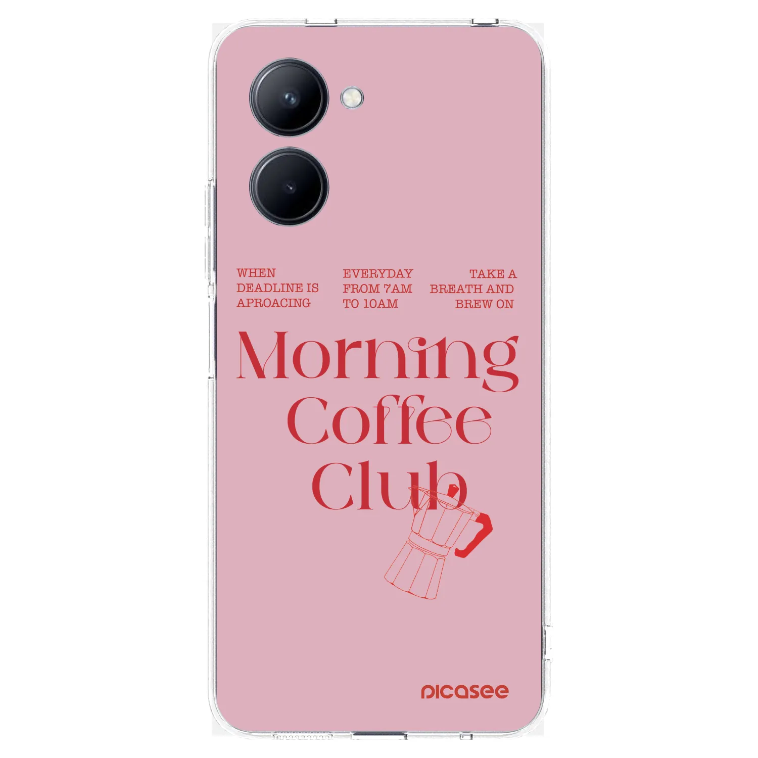 Picasee silikonska prozirna maskica za Realme C33 (2023) - Morning