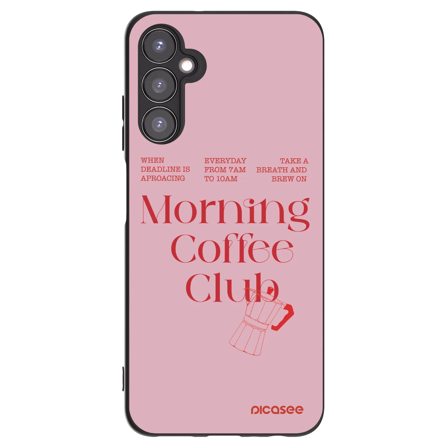 Picasee crna silikonska maskica za Samsung Galaxy A05s A057G - Morning
