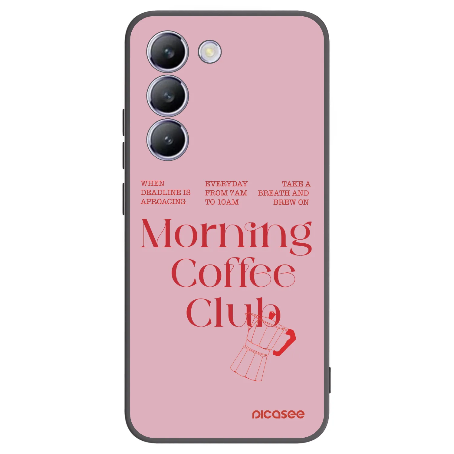 Picasee crna silikonska maskica za Vivo V40 SE 5G - Morning