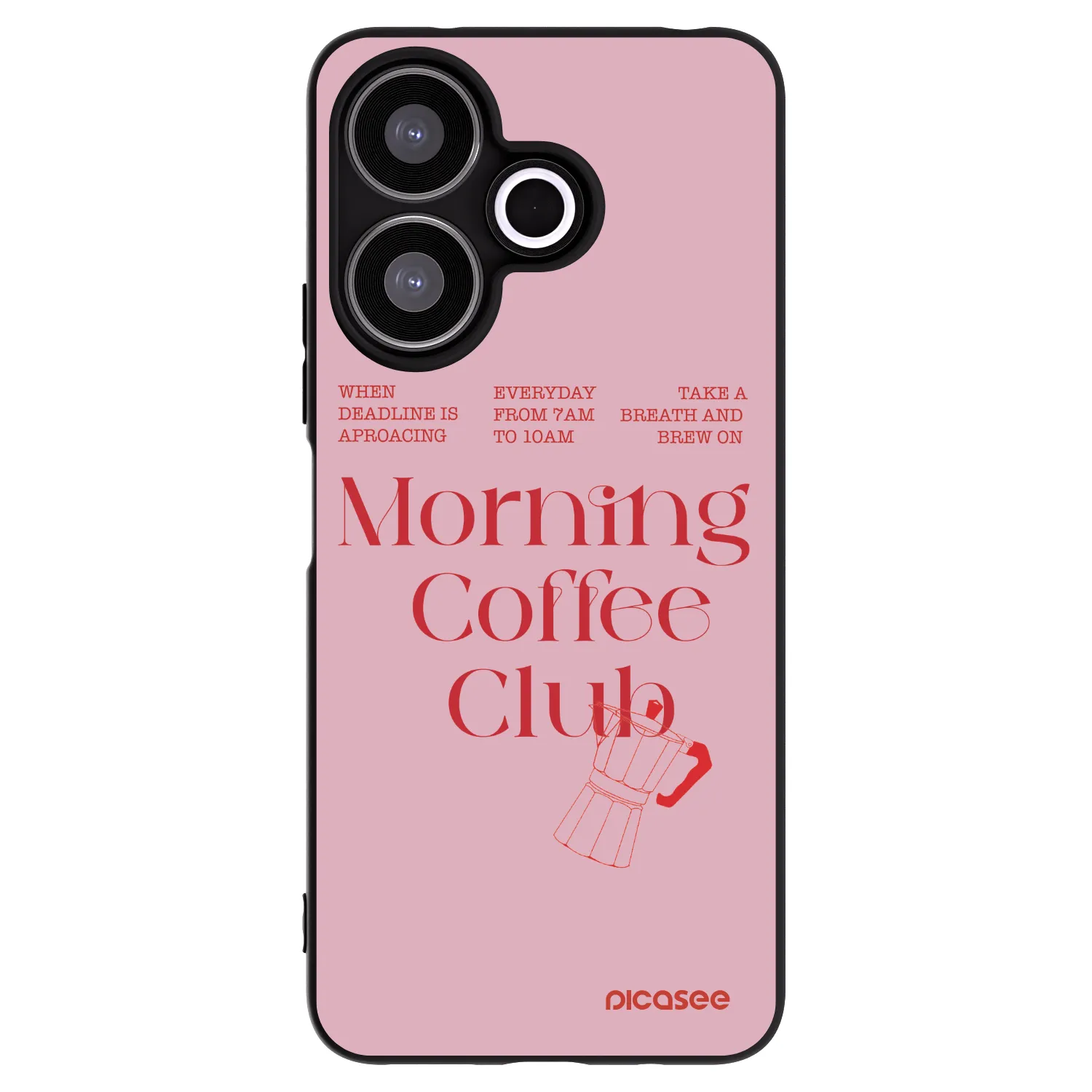 Picasee crna silikonska maskica za Xiaomi Redmi 13 4G - Morning