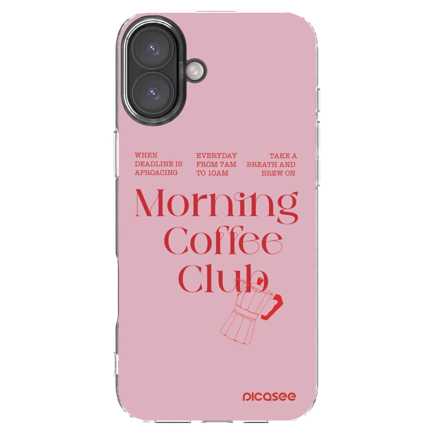 Picasee silikonska prozirna maskica za Apple iPhone 16 Plus - Morning