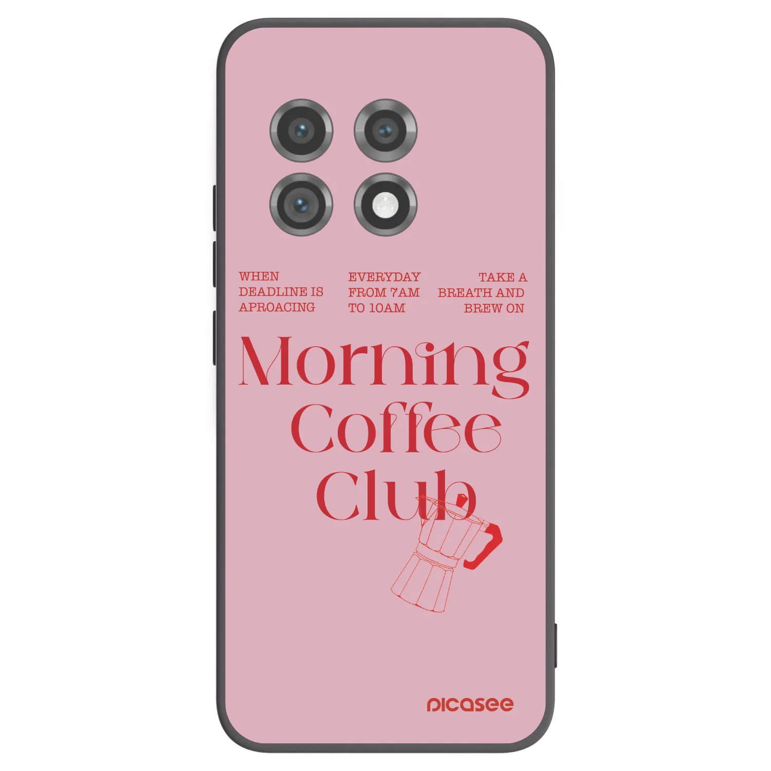 Picasee crna silikonska maskica za OnePlus 11 5G - Morning