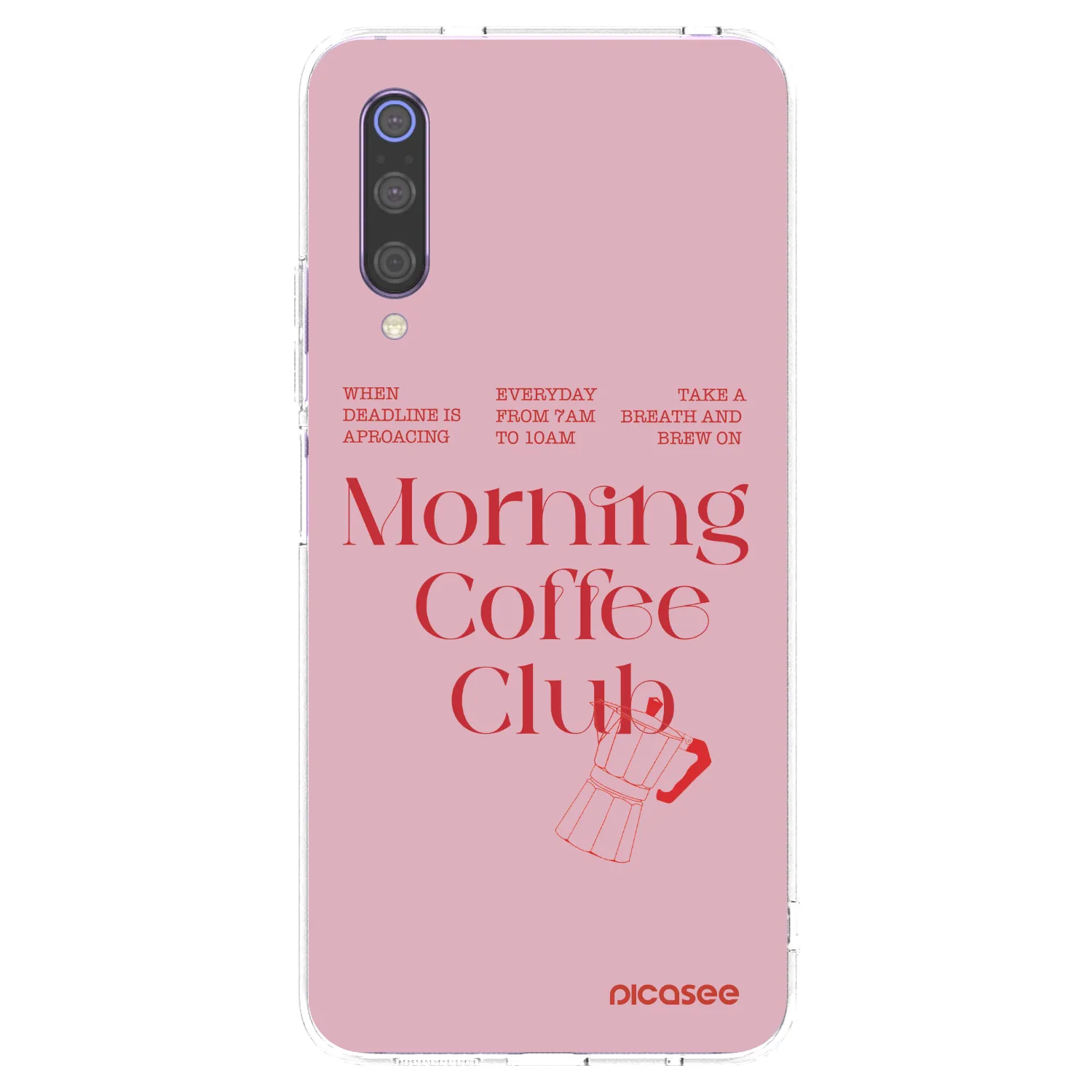 Picasee silikonska prozirna maskica za Xiaomi Mi 9 - Morning