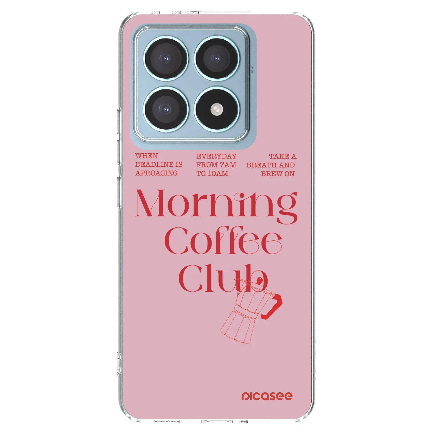 Picasee silikonska prozirna maskica za Xiaomi 14T Pro - Morning