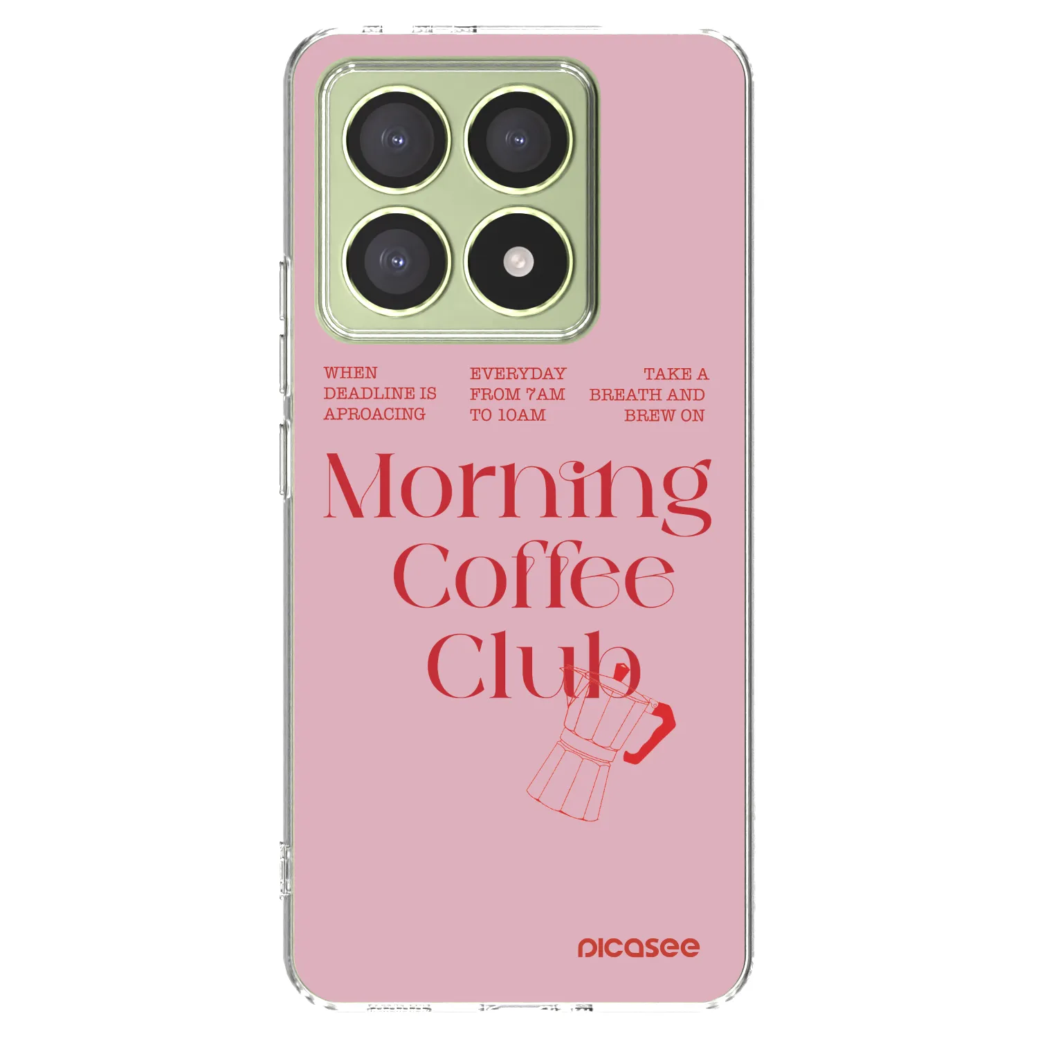 Picasee silikonska prozirna maskica za Xiaomi 14T - Morning