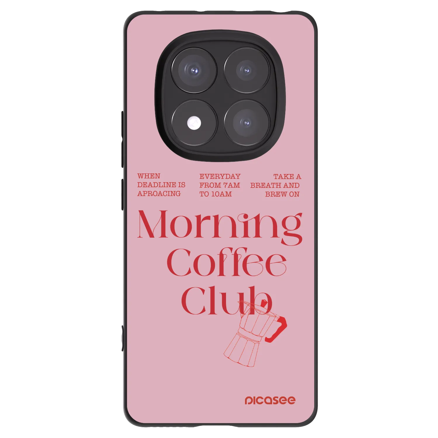 Picasee crna silikonska maskica za Xiaomi Redmi Note 14 Pro+ 5G - Morning