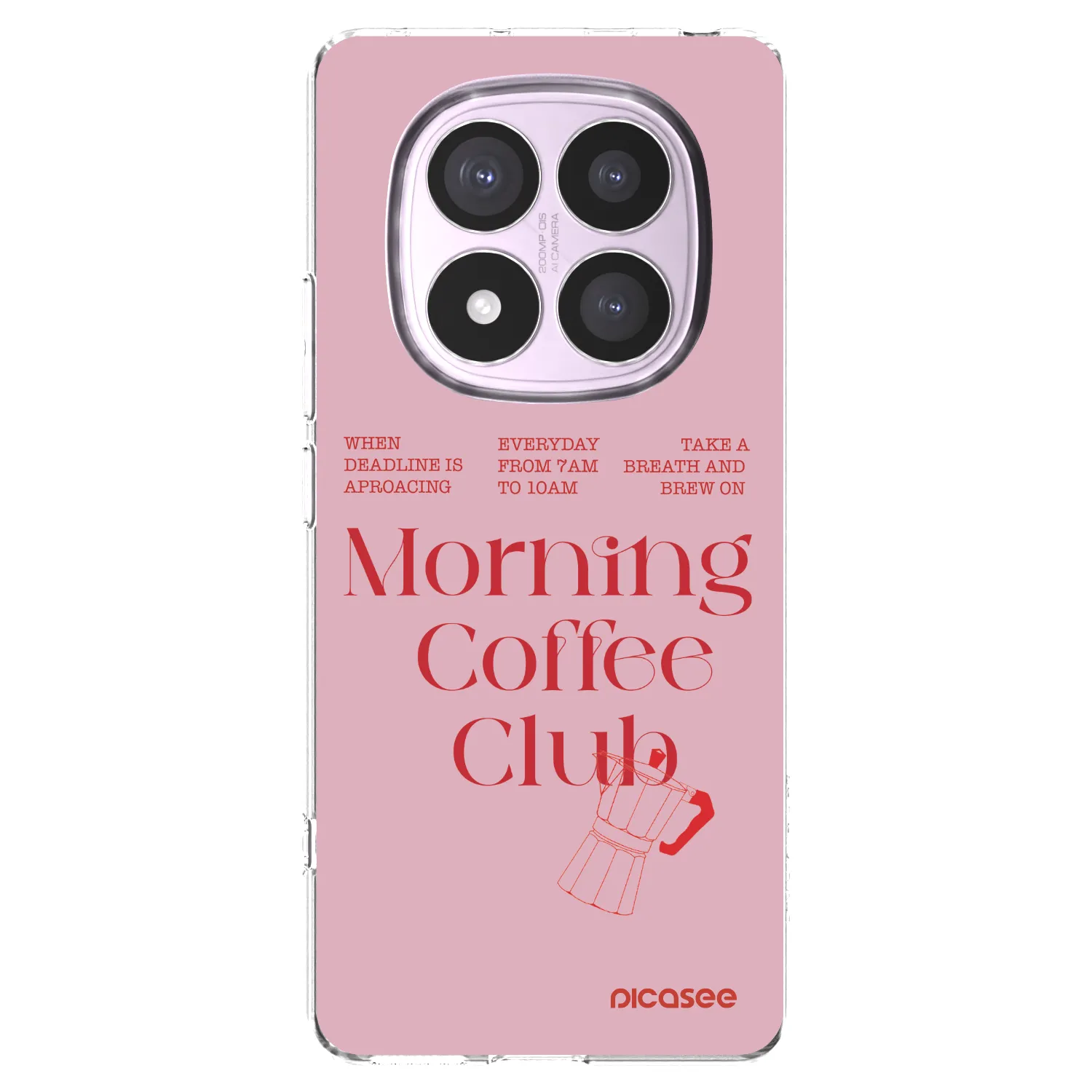 Picasee silikonska prozirna maskica za Xiaomi Redmi Note 14 Pro 5G - Morning