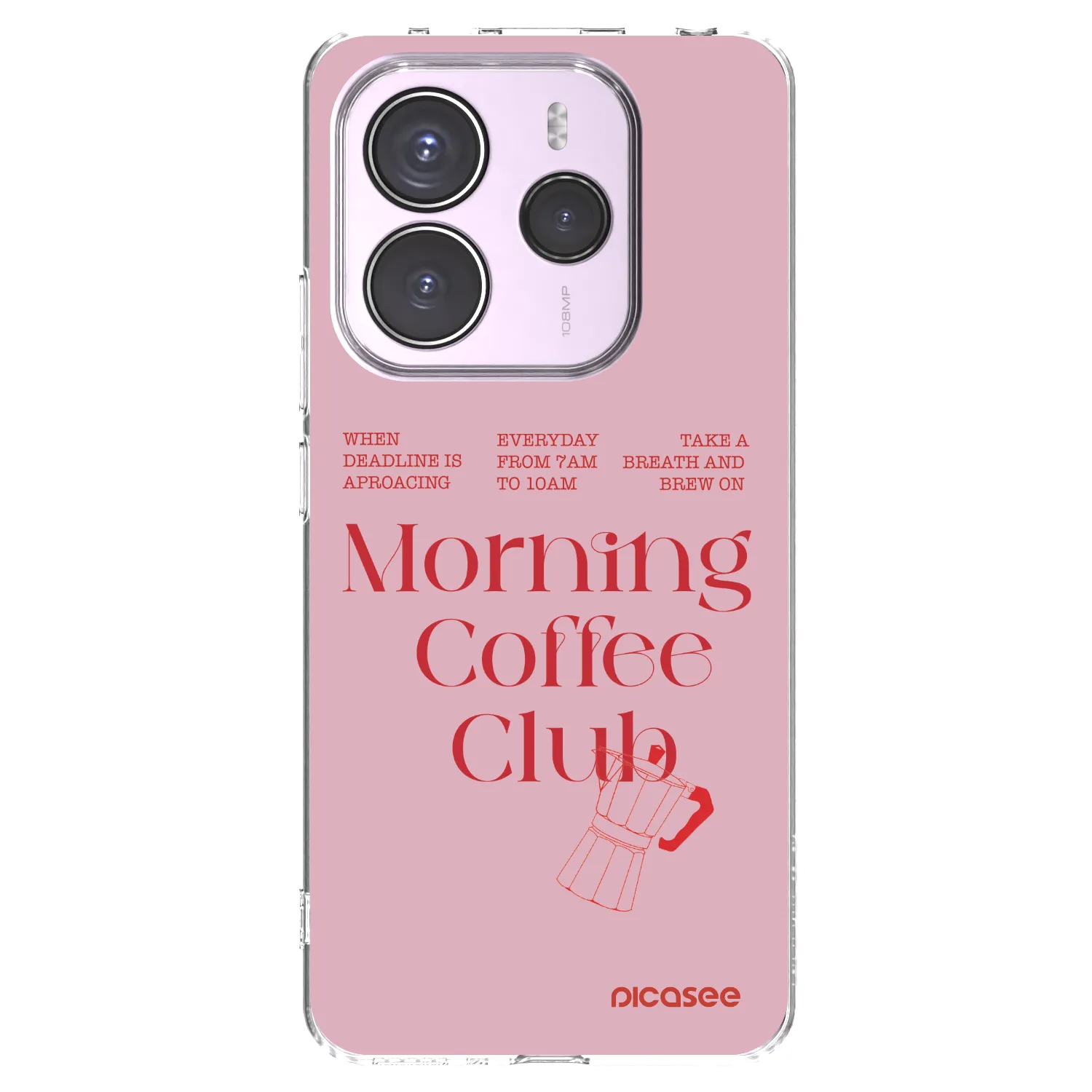 Picasee silikonska prozirna maskica za Xiaomi Redmi Note 14 5G - Morning