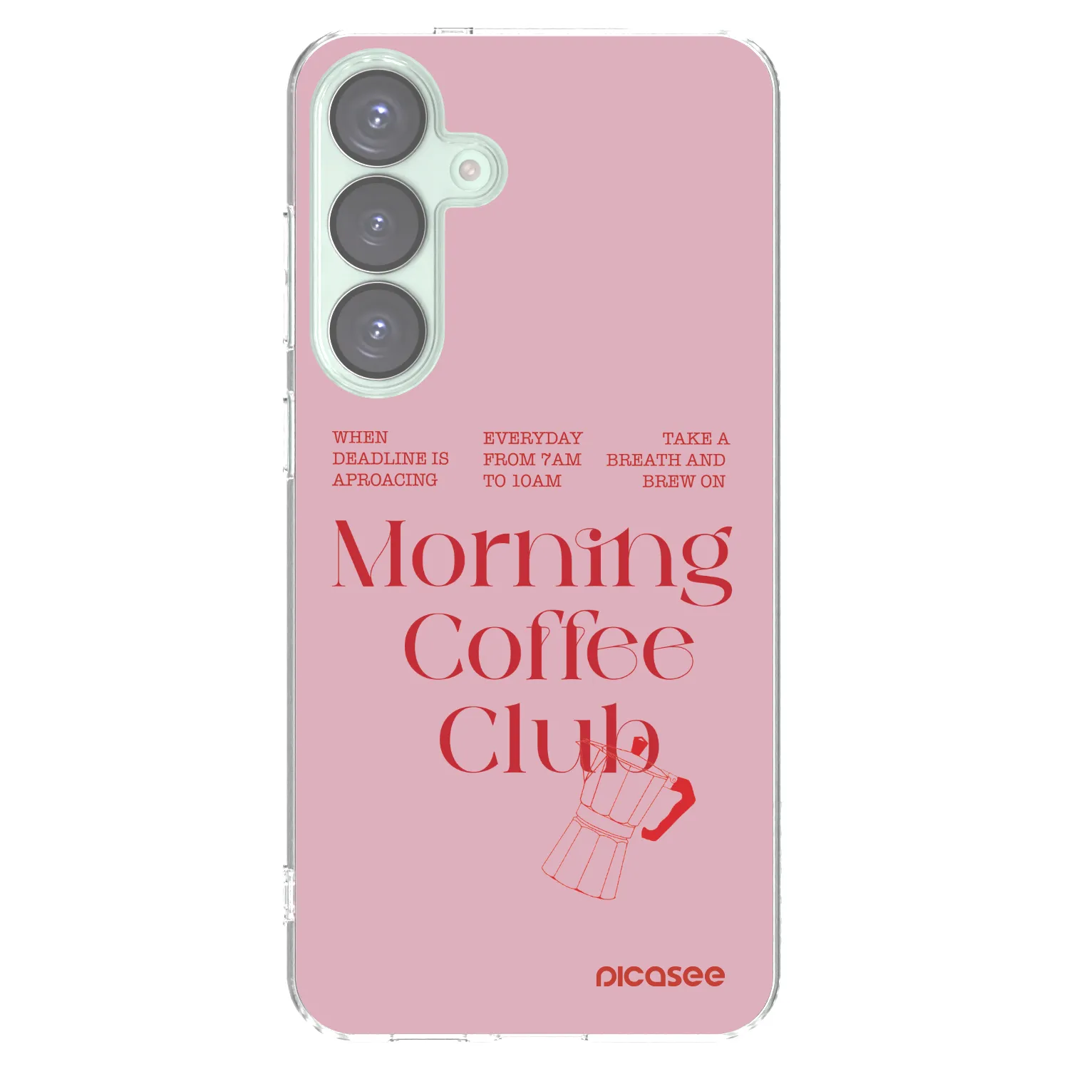 Picasee silikonska prozirna maskica za Samsung Galaxy S25+ 5G - Morning