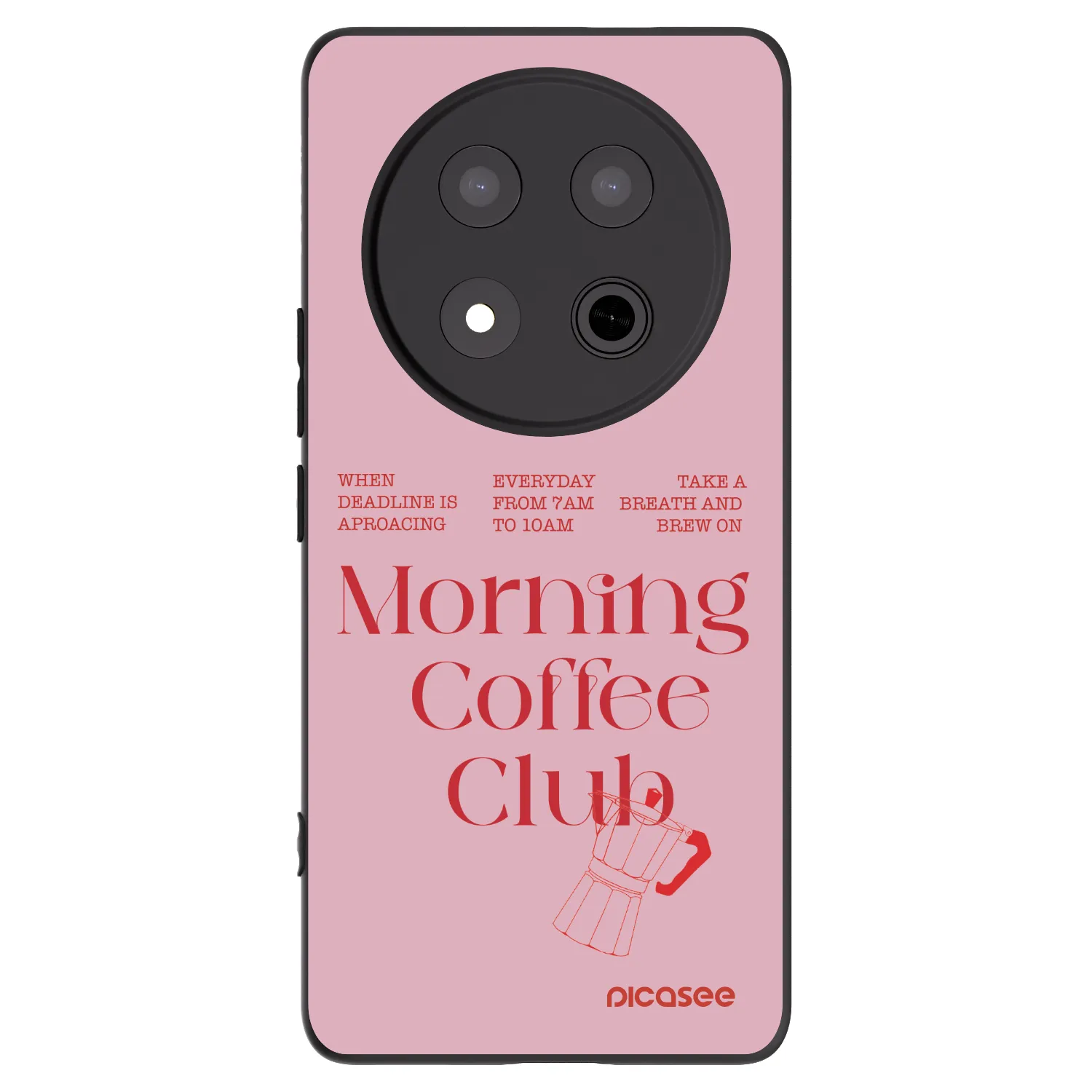 Picasee crna silikonska maskica za Honor Magic7 Lite 5G - Morning