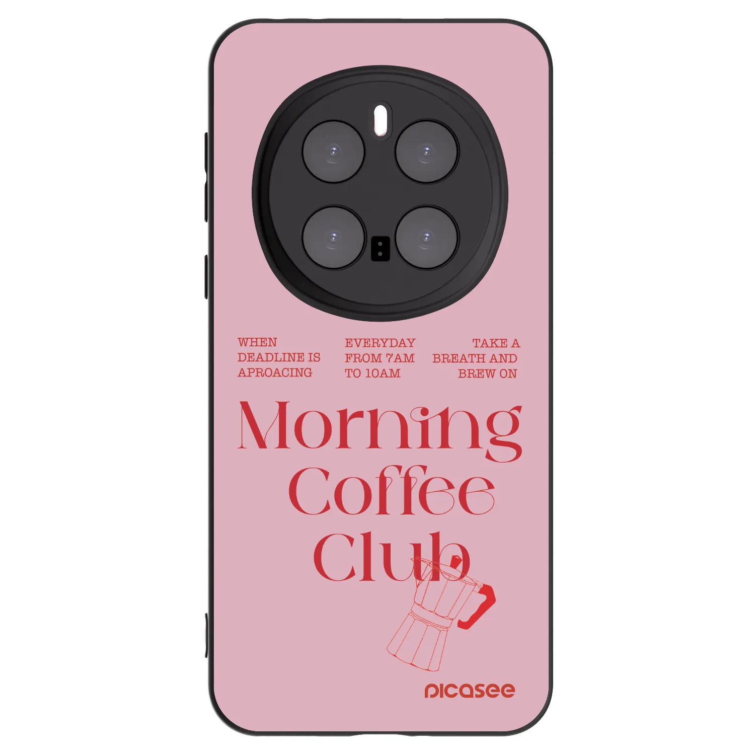 Picasee crna silikonska maskica za Honor Magic7 Pro 5G - Morning