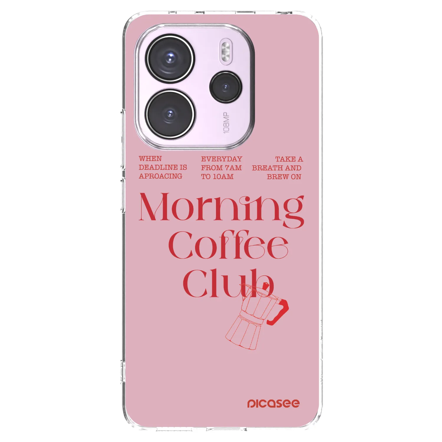 Picasee silikonska prozirna maskica za Xiaomi Redmi Note 14 4G - Morning