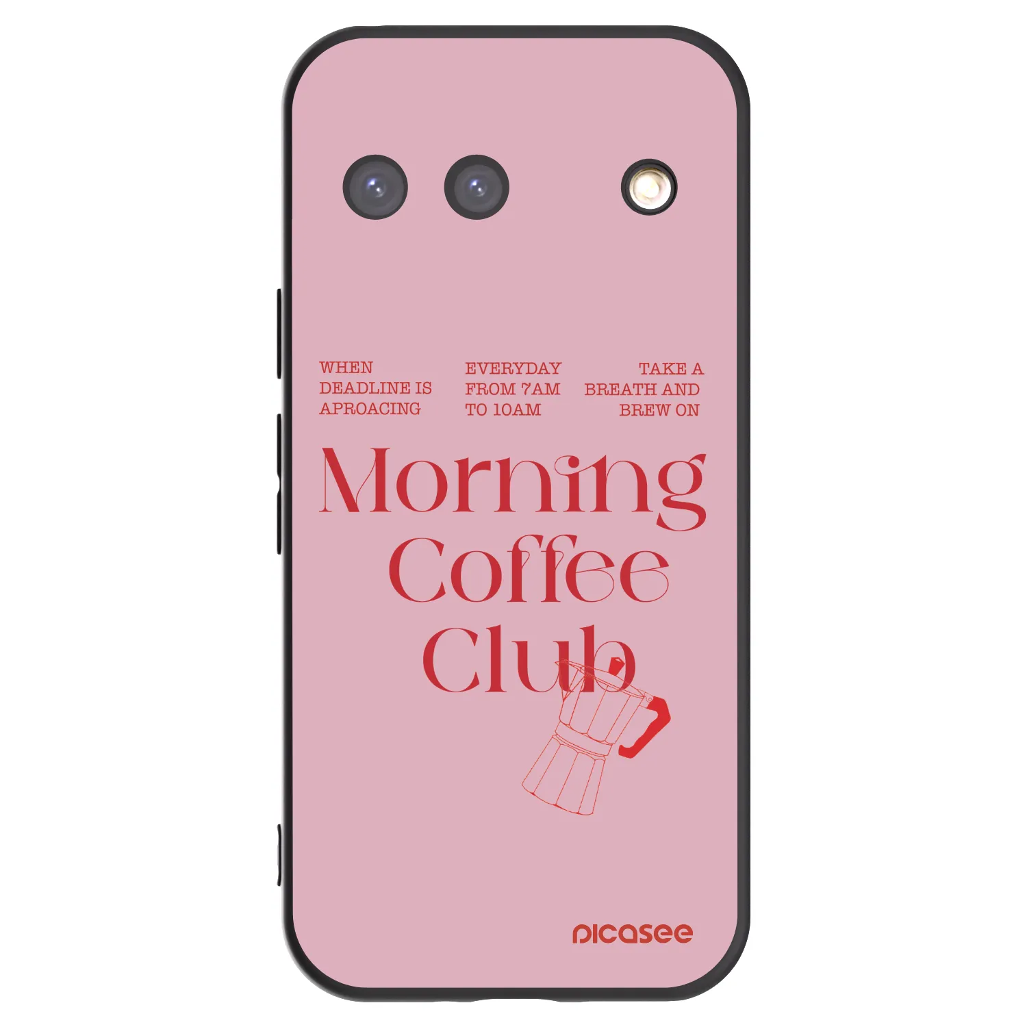 Picasee crna silikonska maskica za Google Pixel 9 - Morning