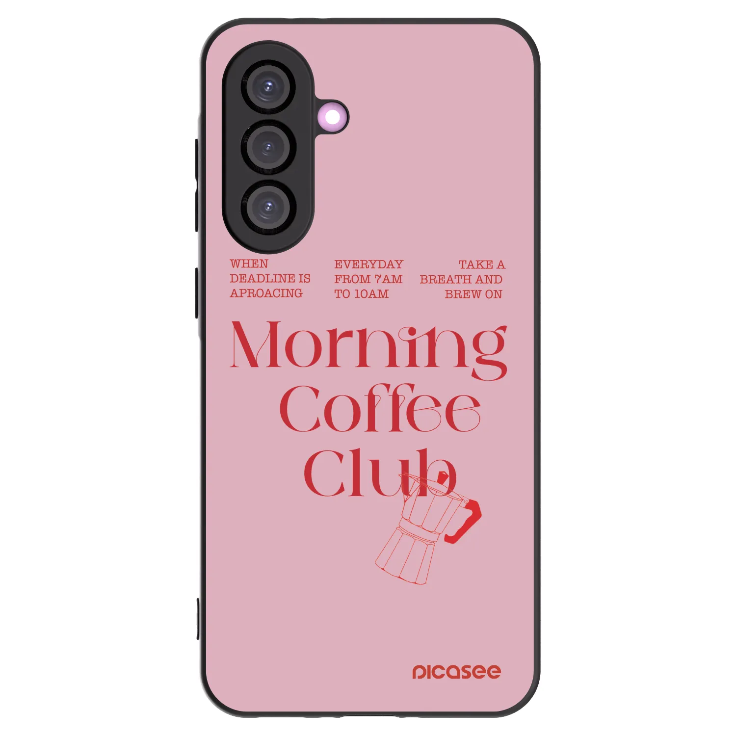 Picasee crna silikonska maskica za Samsung Galaxy A56 5G A566B - Morning
