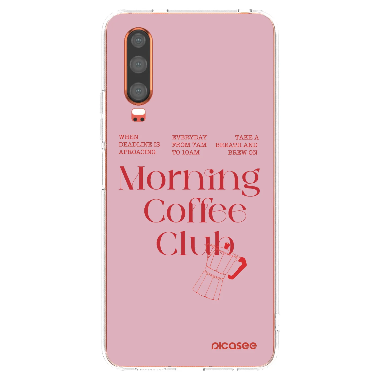 Picasee silikonska prozirna maskica za Huawei P30 - Morning