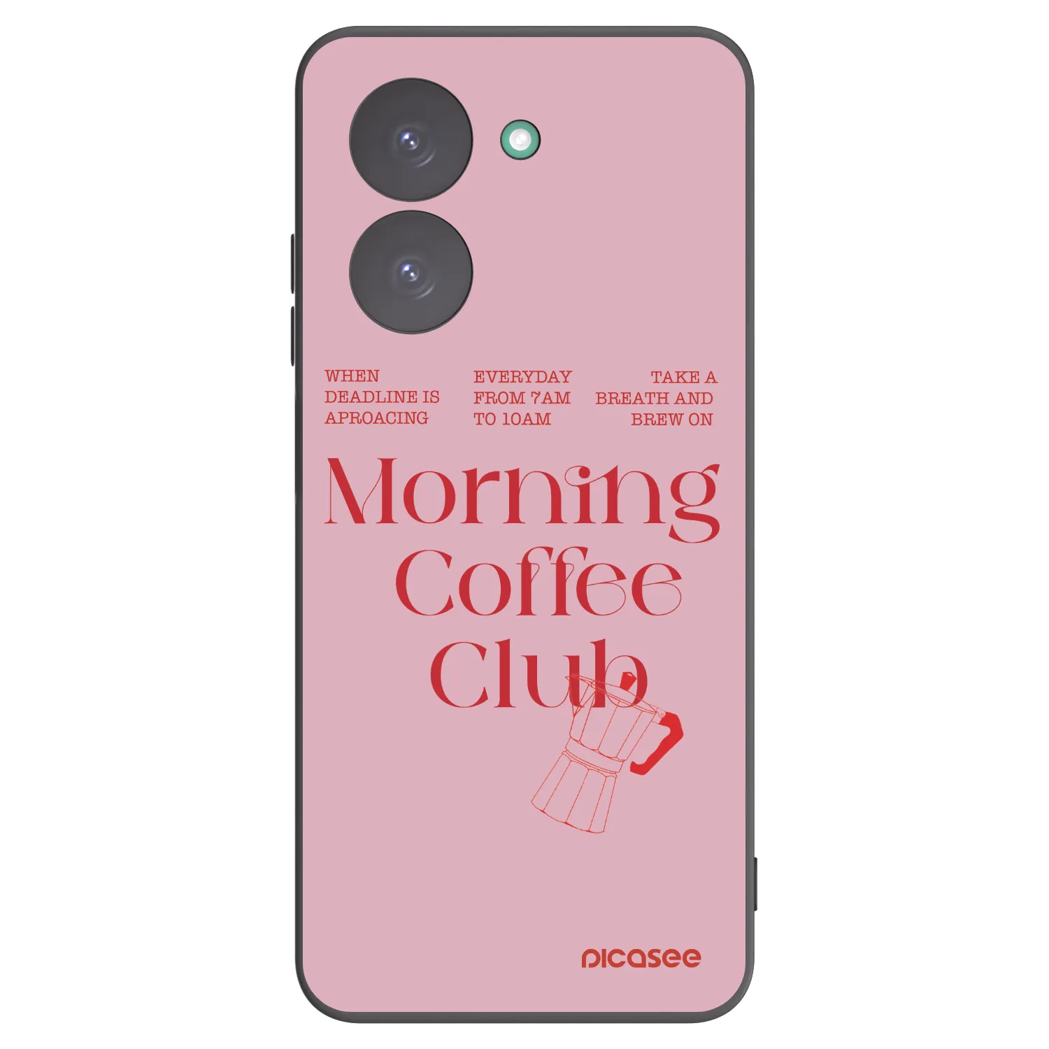 Picasee crna silikonska maskica za Xiaomi Redmi A5 - Morning