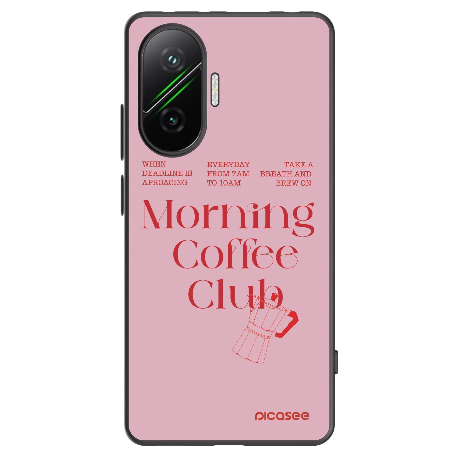 Picasee crna silikonska maskica za Xiaomi Poco F7 Pro 5G - Morning