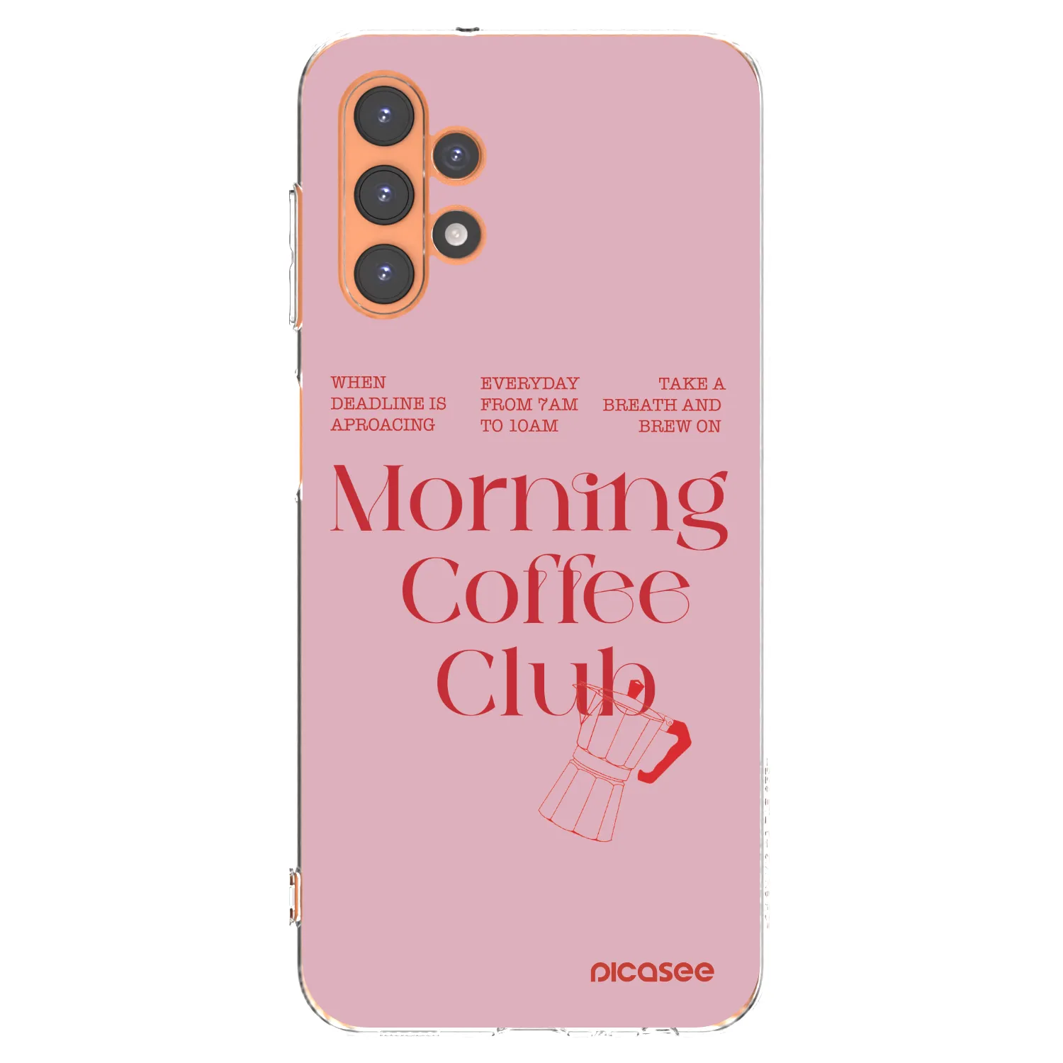 Picasee silikonska prozirna maskica za Samsung Galaxy A13 5G - Morning