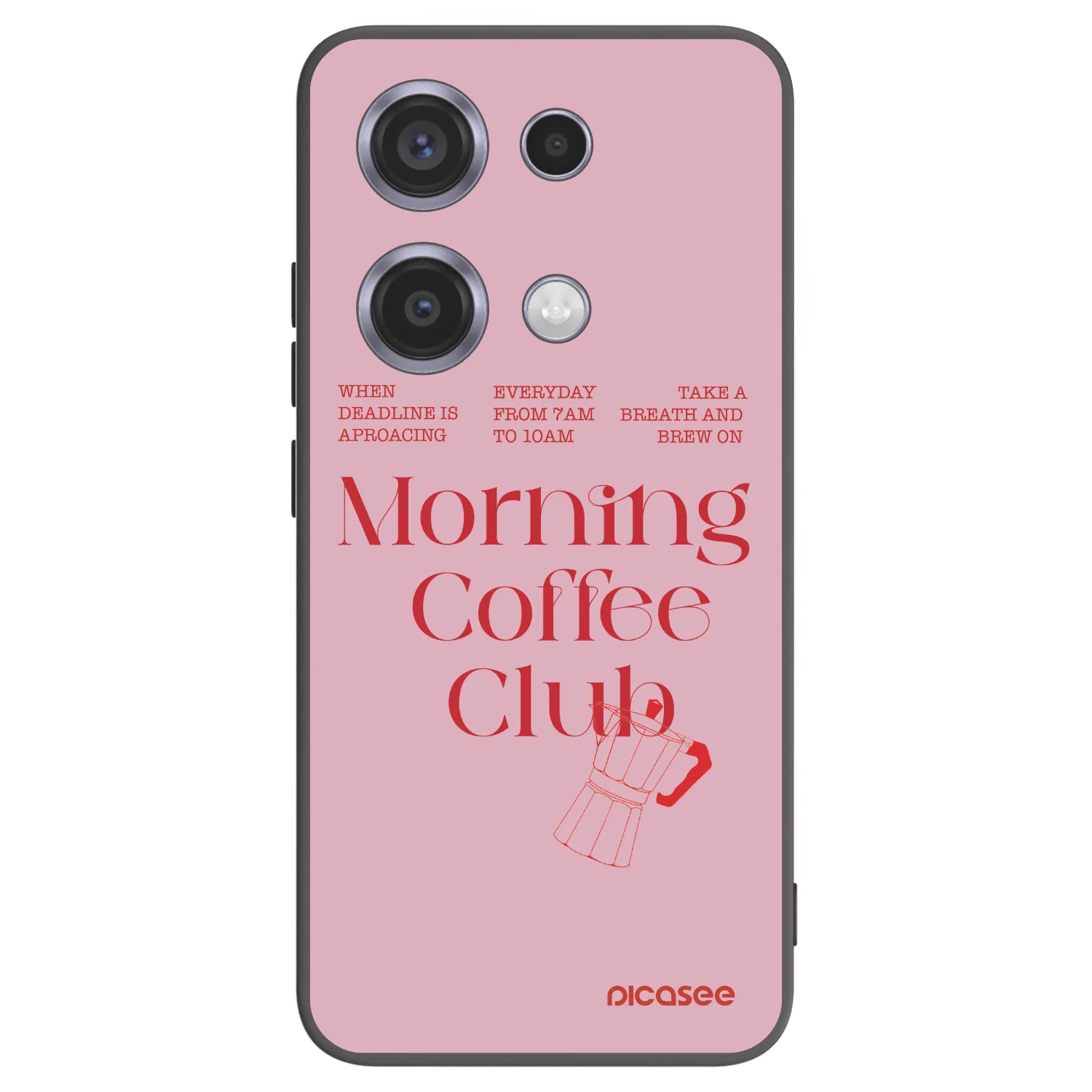 Picasee crna silikonska maskica za Xiaomi Redmi Note 14S - Morning