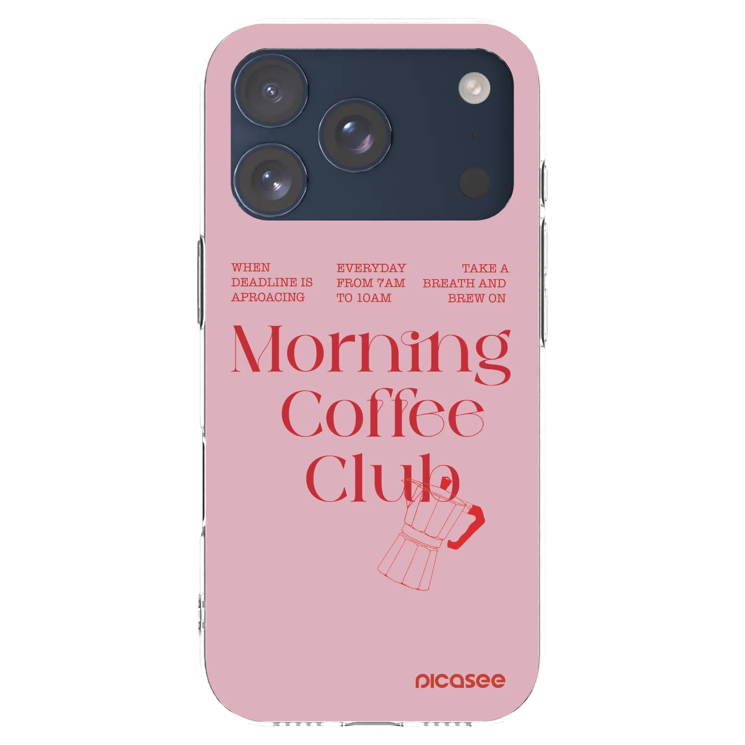 Picasee silikonska prozirna maskica za Apple iPhone 17 Pro - Morning