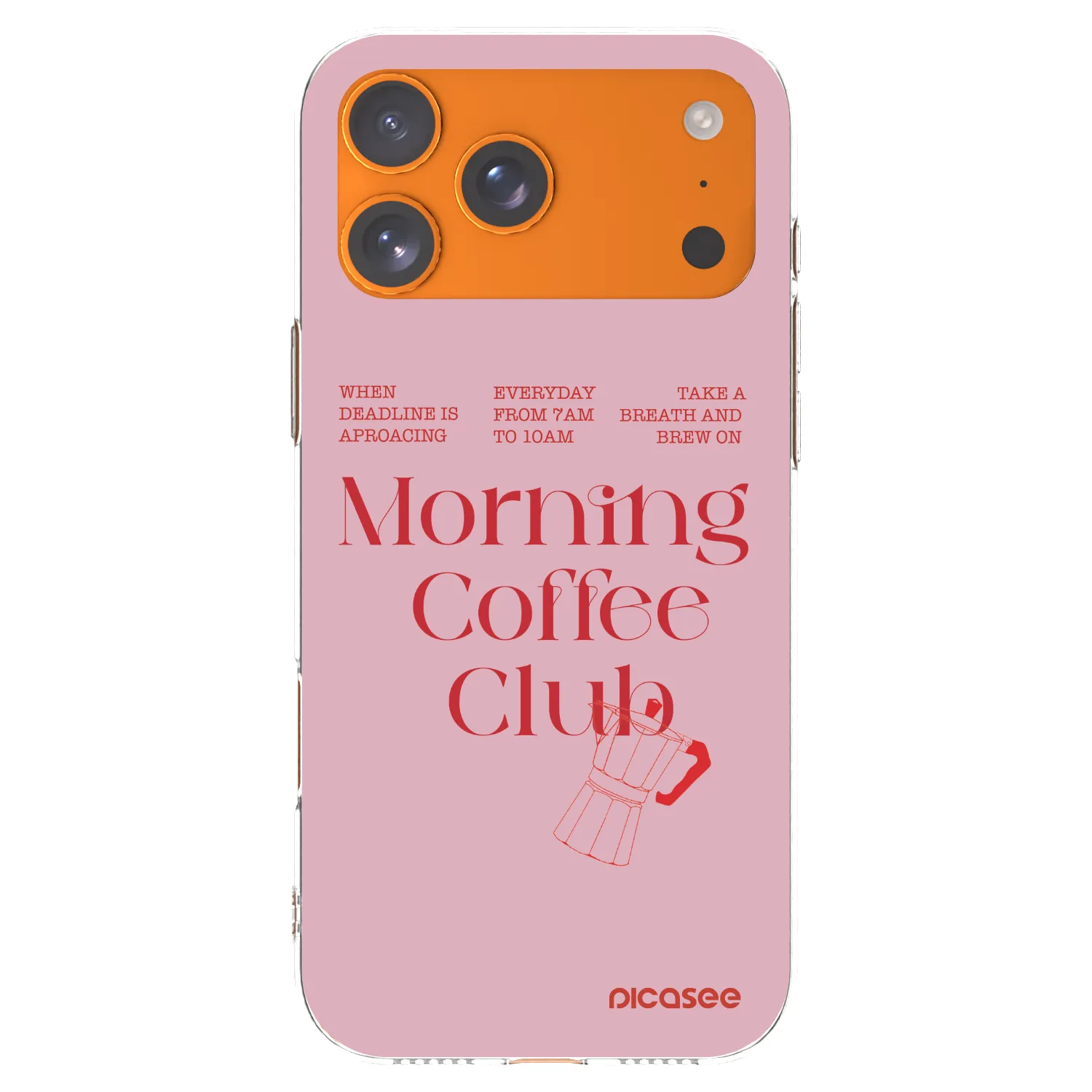 Picasee silikonska prozirna maskica za Apple iPhone 17 Pro Max - Morning