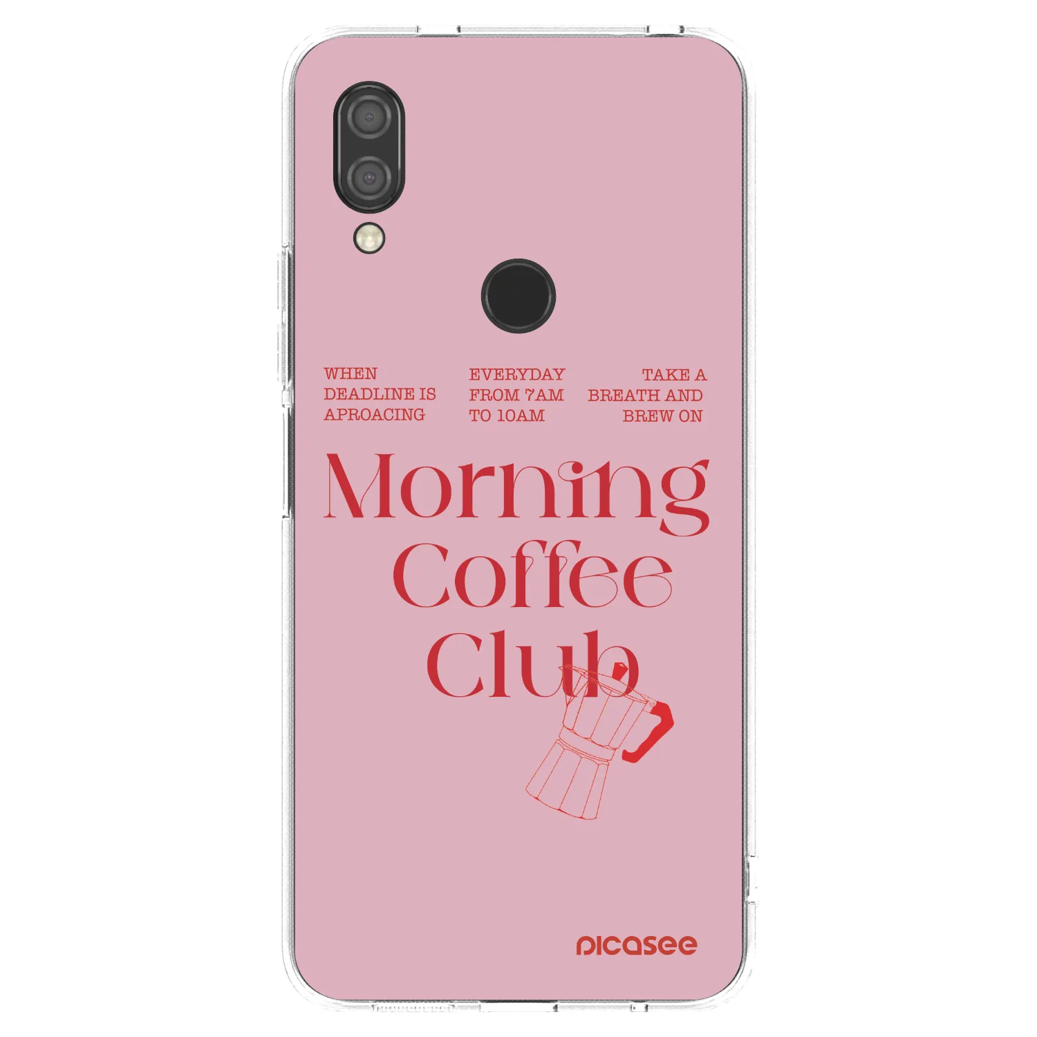 Picasee silikonska prozirna maskica za Xiaomi Redmi 7 - Morning
