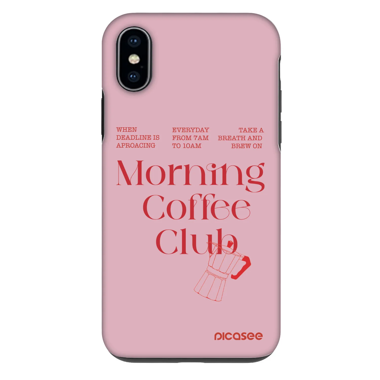 Picasee Fashion Case za Apple iPhone X/XS - Morning