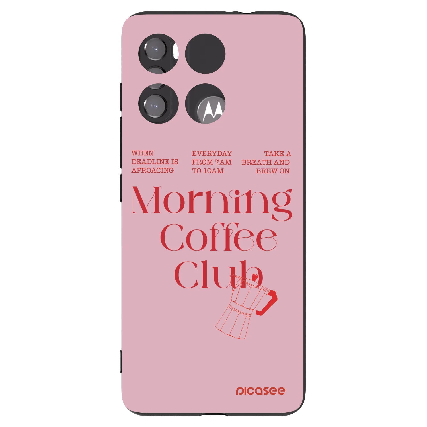Crna silikonska maskica za Motorola Edge 60 5G - Morning