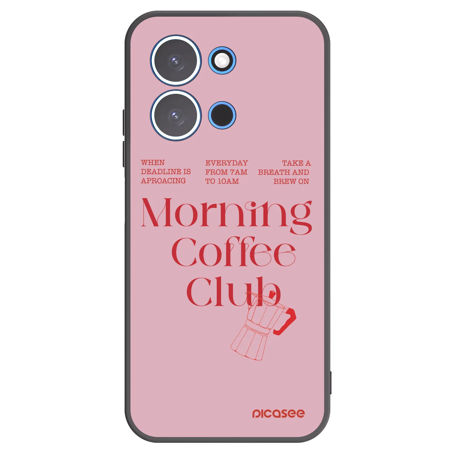 Picasee crna silikonska maskica za Xiaomi Redmi 15C 4G - Morning