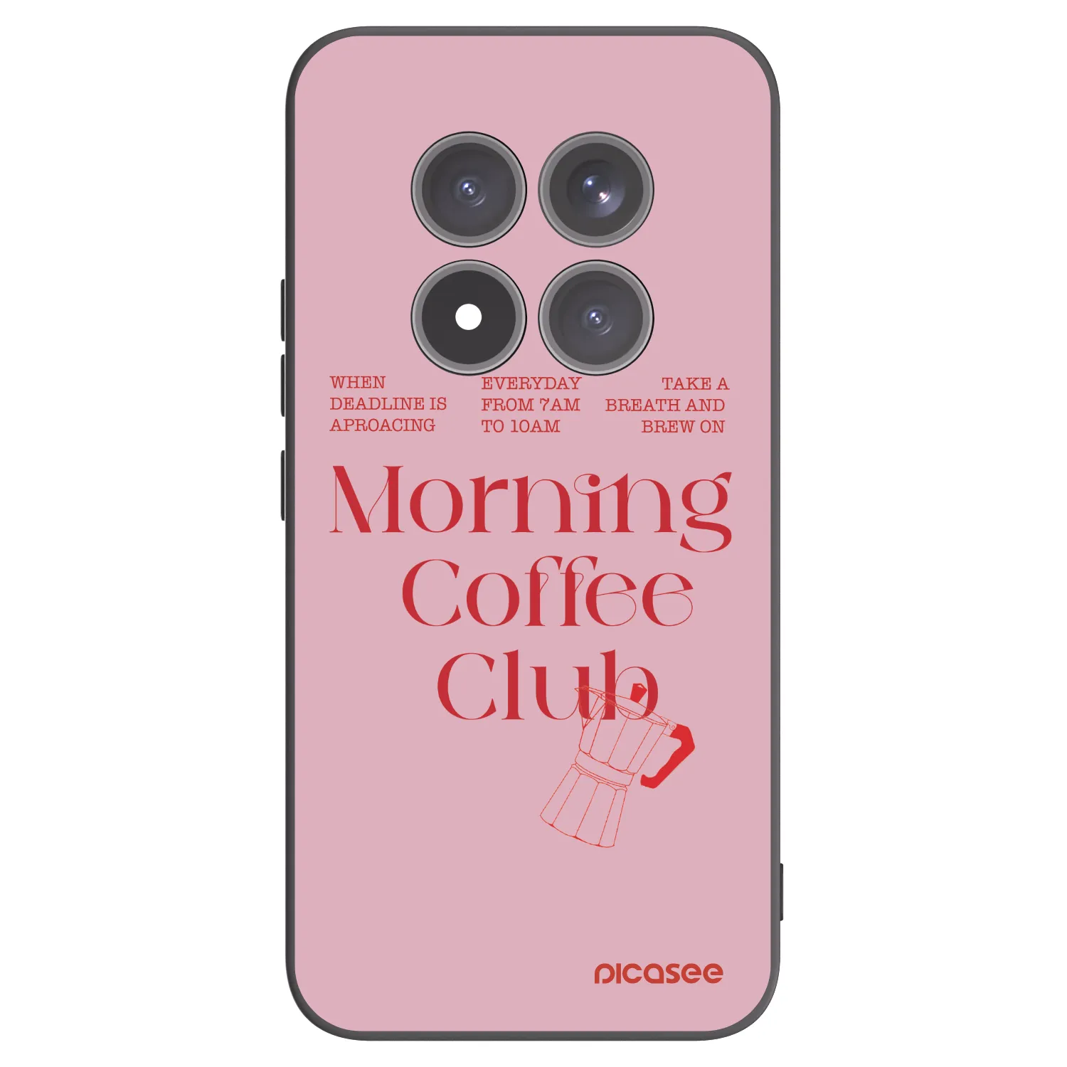 Picasee crna silikonska maskica za Xiaomi Redmi Note 15 Pro+ - Morning