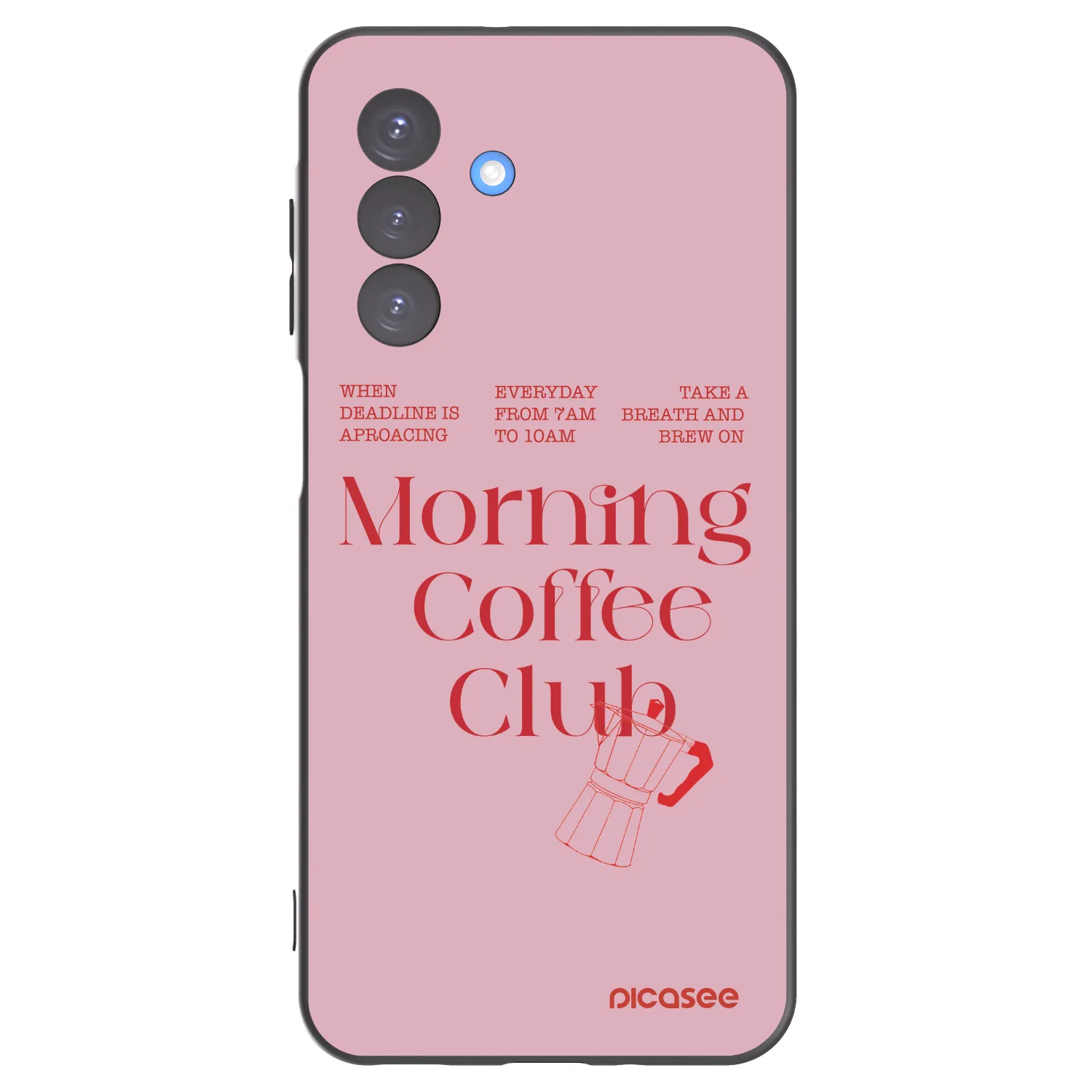 Picasee crna silikonska maskica za Samsung Galaxy A17 5G - Morning