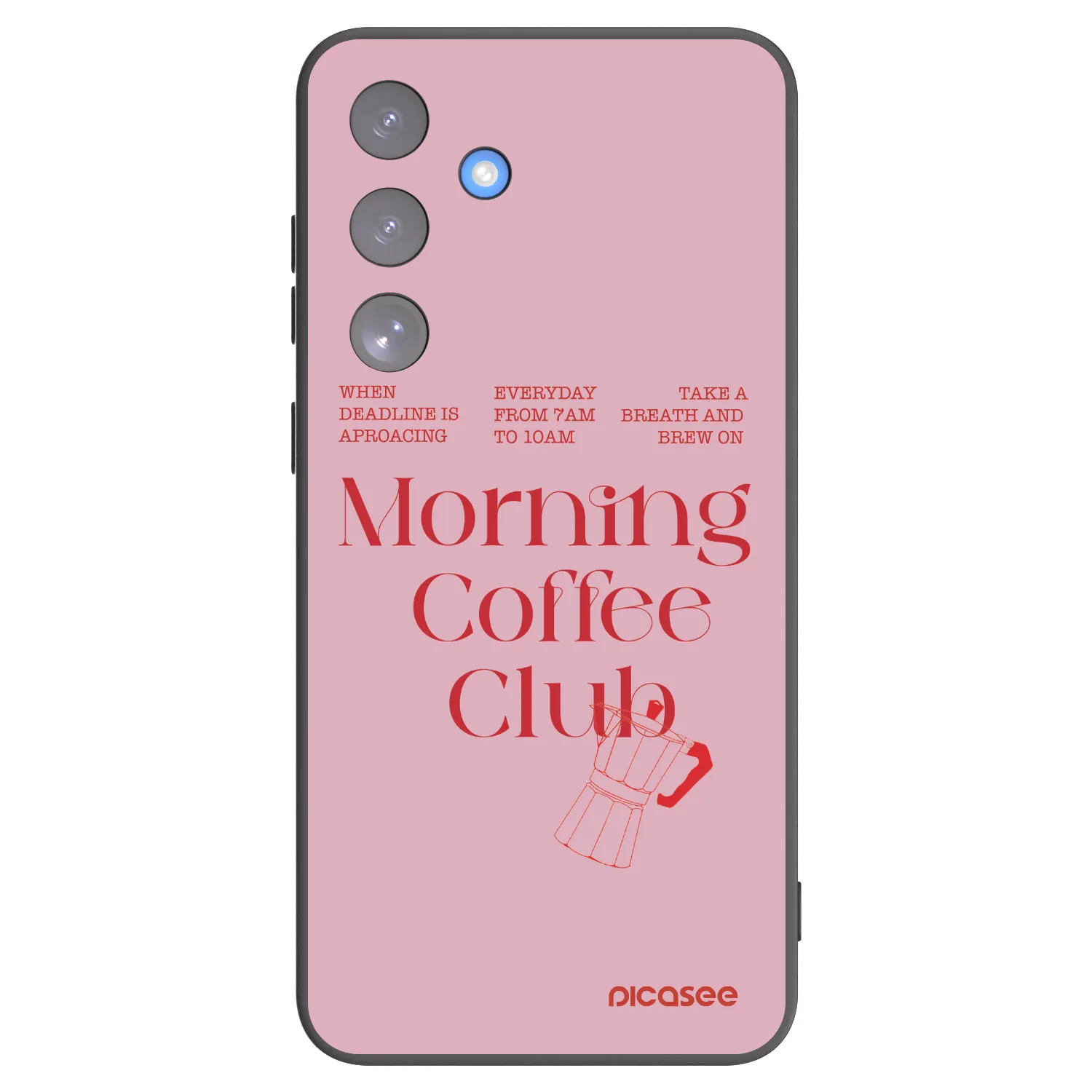 Picasee crna silikonska maskica za Samsung Galaxy S25 FE 5G - Morning