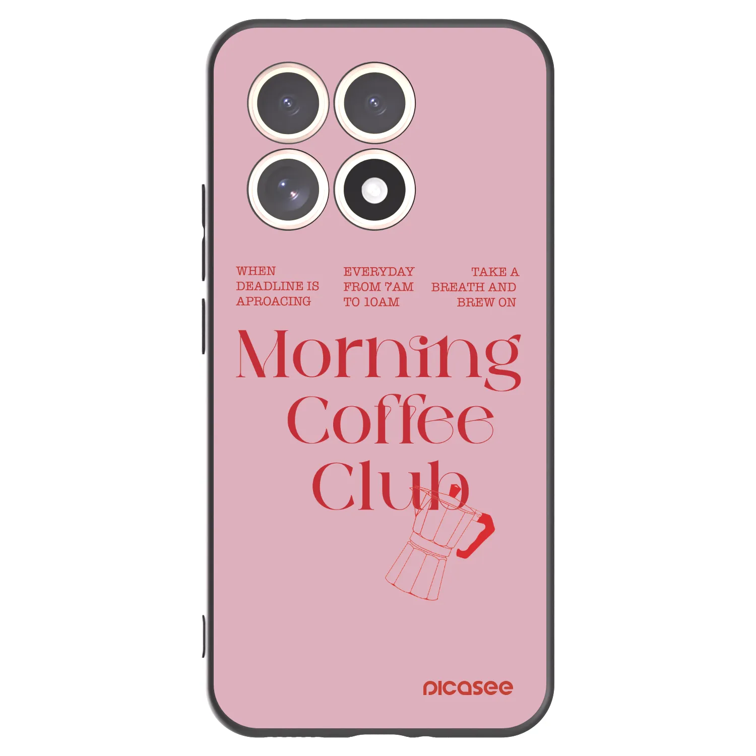 Picasee crna silikonska maskica za Xiaomi 15T - Morning