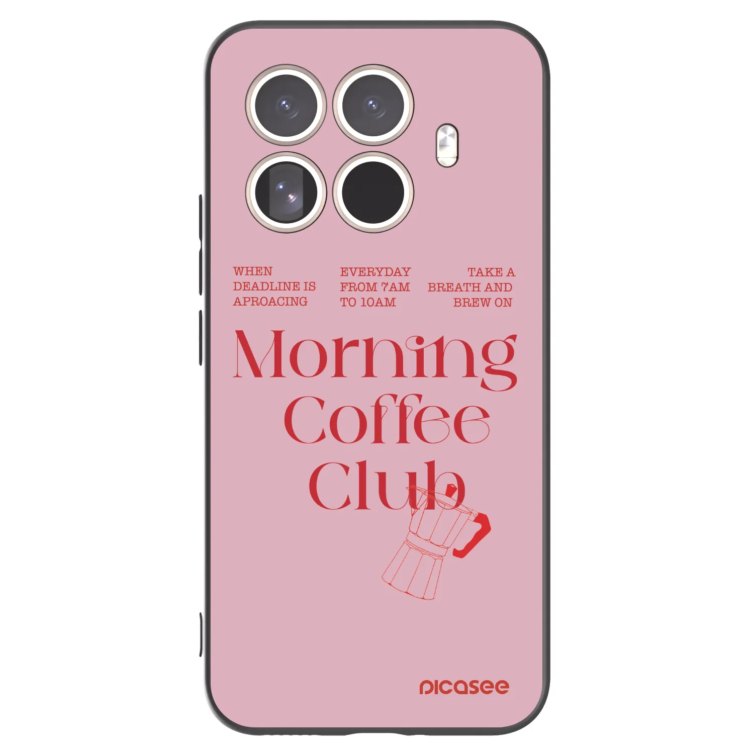 Picasee crna silikonska maskica za Xiaomi 15T Pro - Morning