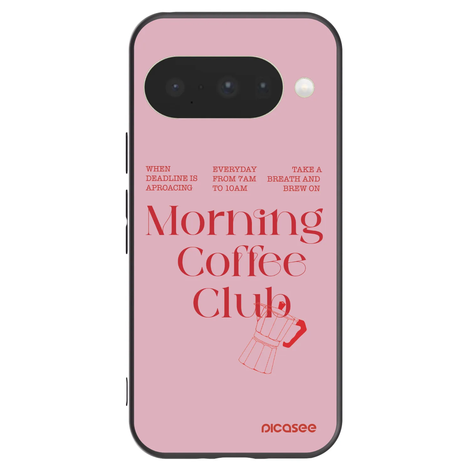 Picasee crna silikonska maskica za Google Pixel 10 - Morning