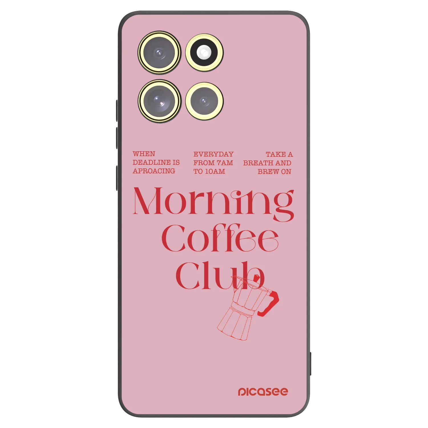 Picasee crna silikonska maskica za Motorola Moto G86 Power 5G - Morning