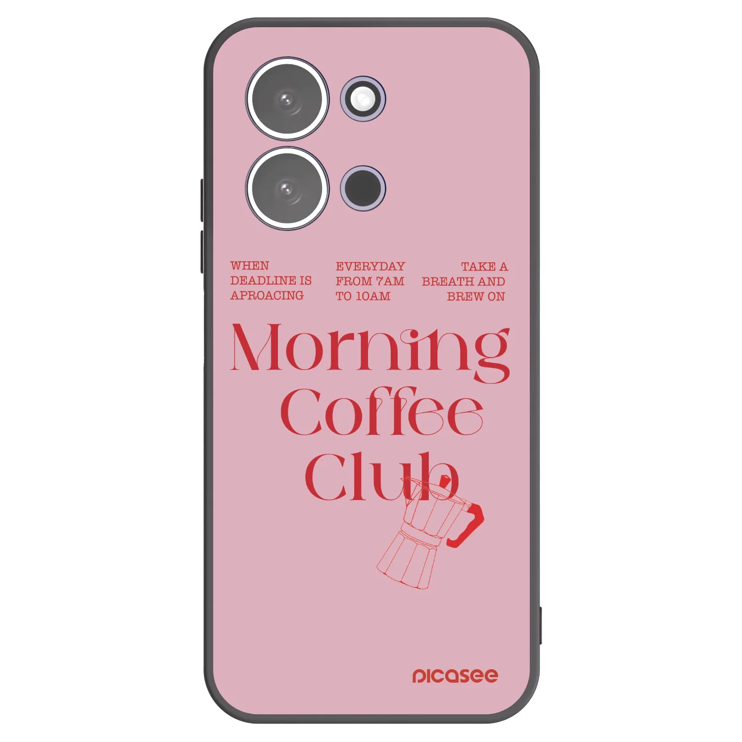 Picasee crna silikonska maskica za Xiaomi Redmi 15C 5G - Morning