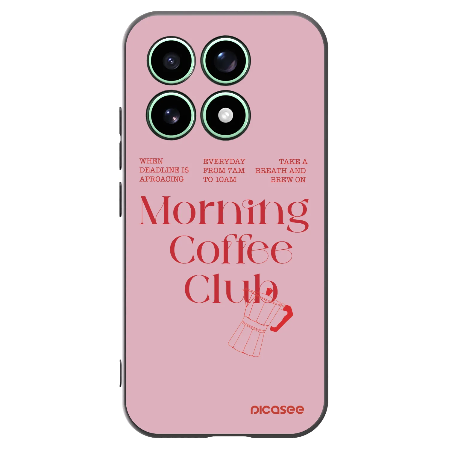 Picasee crna silikonska maskica za Xiaomi 17 - Morning