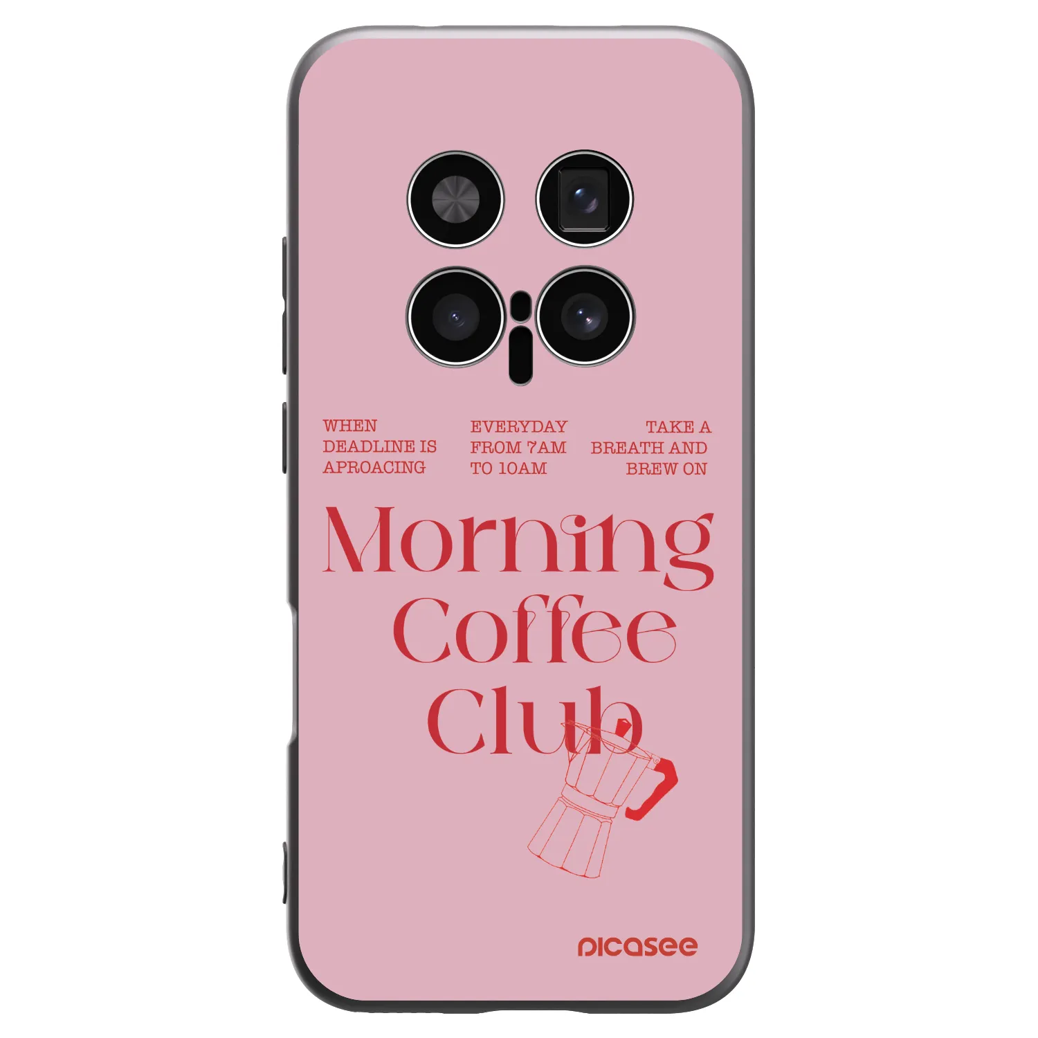 Picasee crna silikonska maskica za Honor Magic8 Pro 5G - Morning