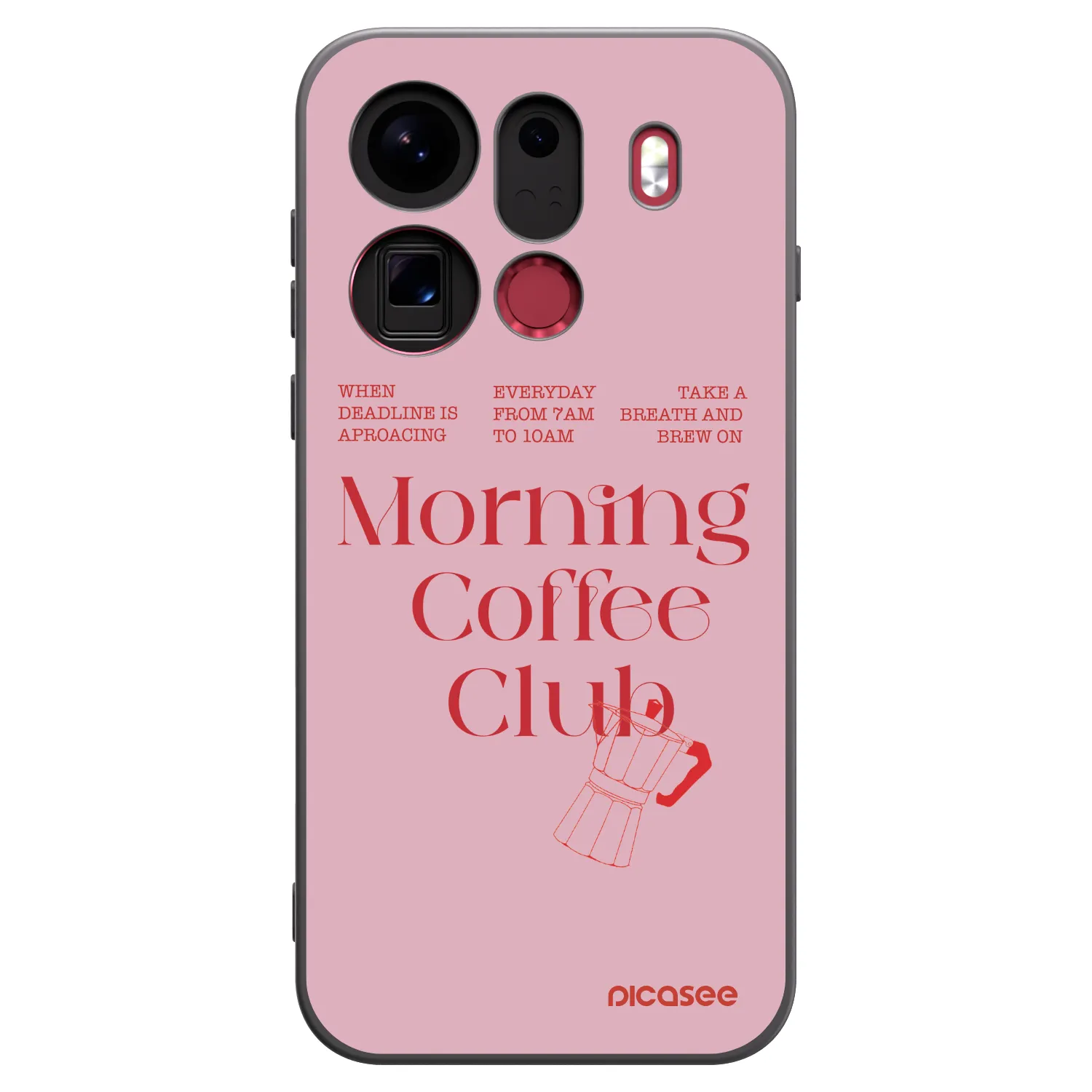 Picasee crna silikonska maskica za OPPO Find X9 Pro - Morning