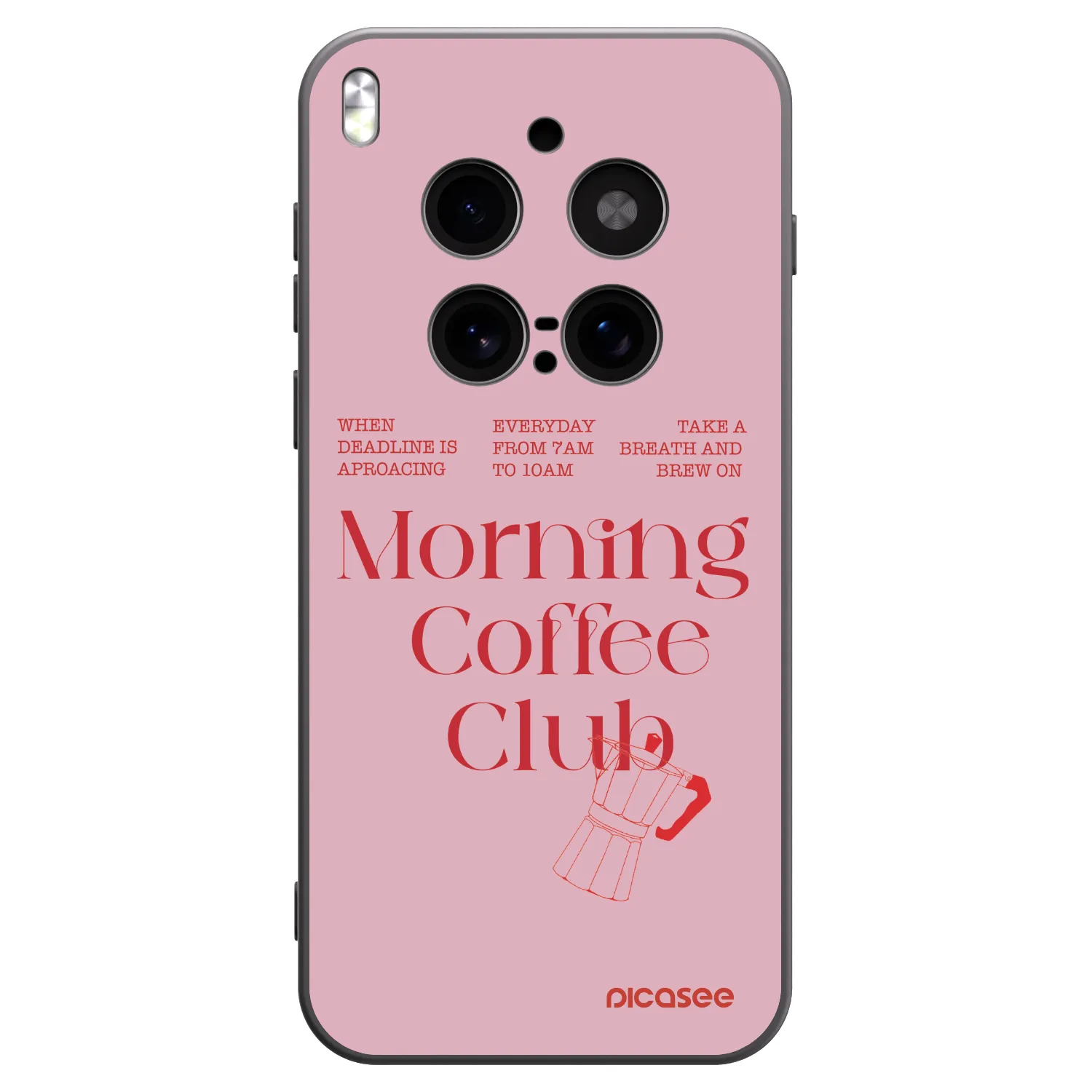 Picasee crna silikonska maskica za Vivo X300 Pro - Morning