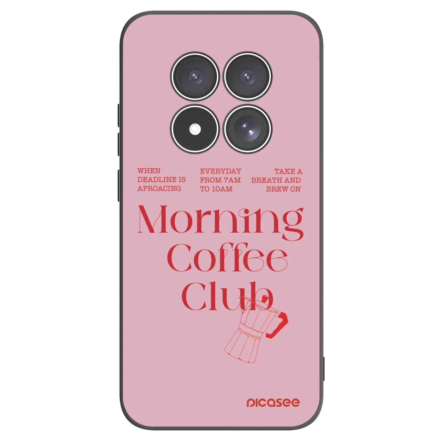 Picasee crna silikonska maskica za Xiaomi Redmi Note 15 Pro 5G - Morning