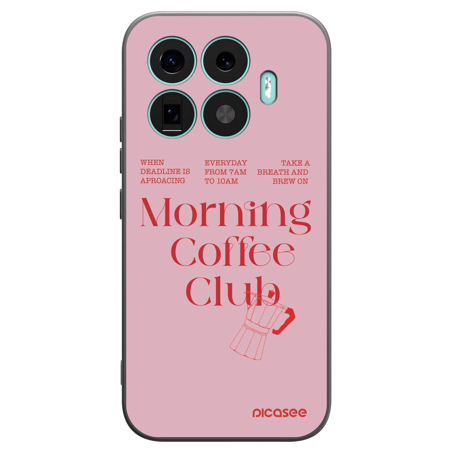 Picasee crna silikonska maskica za Xiaomi 17T - Morning
