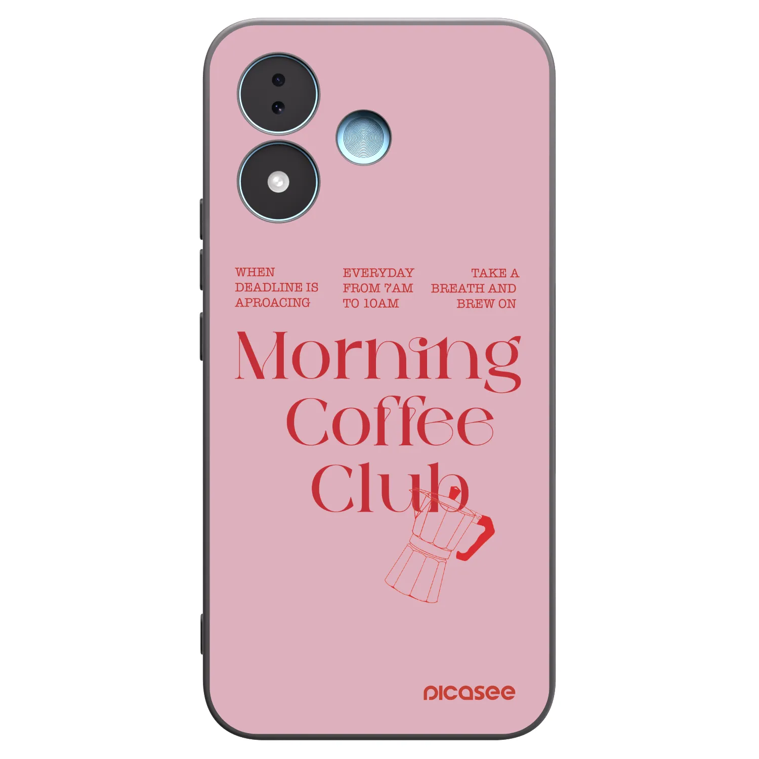 Picasee crna silikonska maskica za Xiaomi Redmi Note 17 5G - Morning