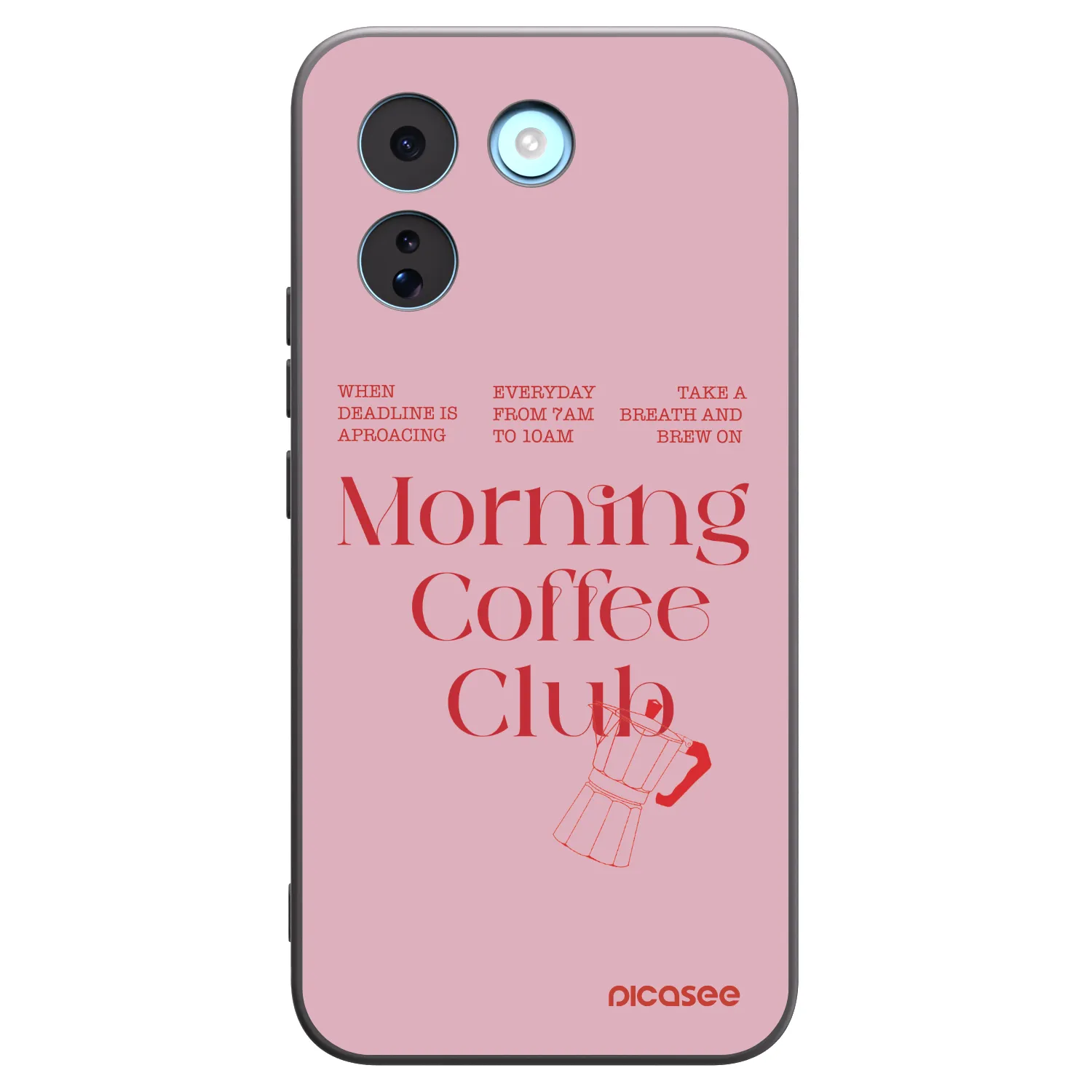 Picasee crna silikonska maskica za Xiaomi Redmi Note 17 Pro MAX 5G - Morning