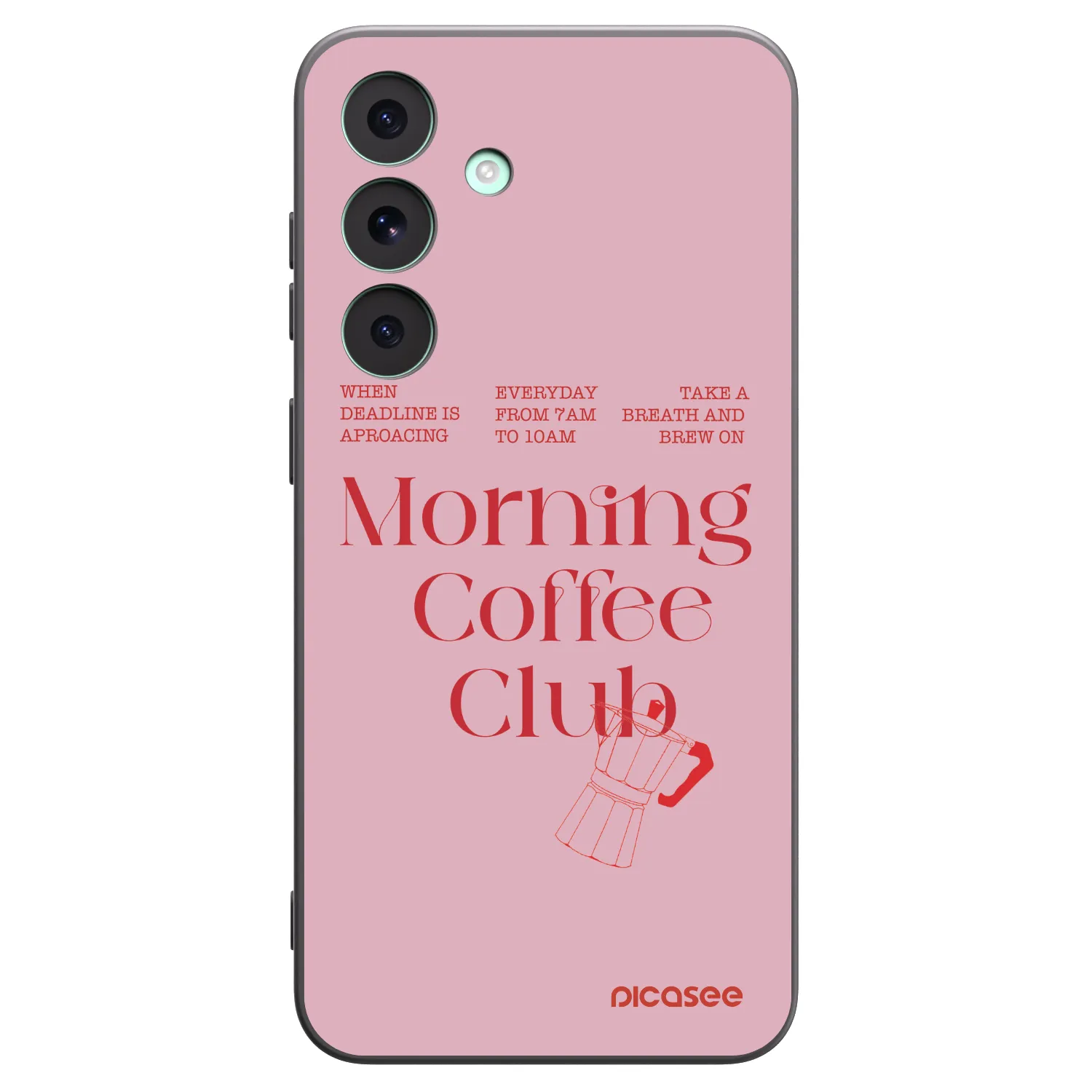 Picasee crna silikonska maskica za Samsung Galaxy S26 FE - Morning