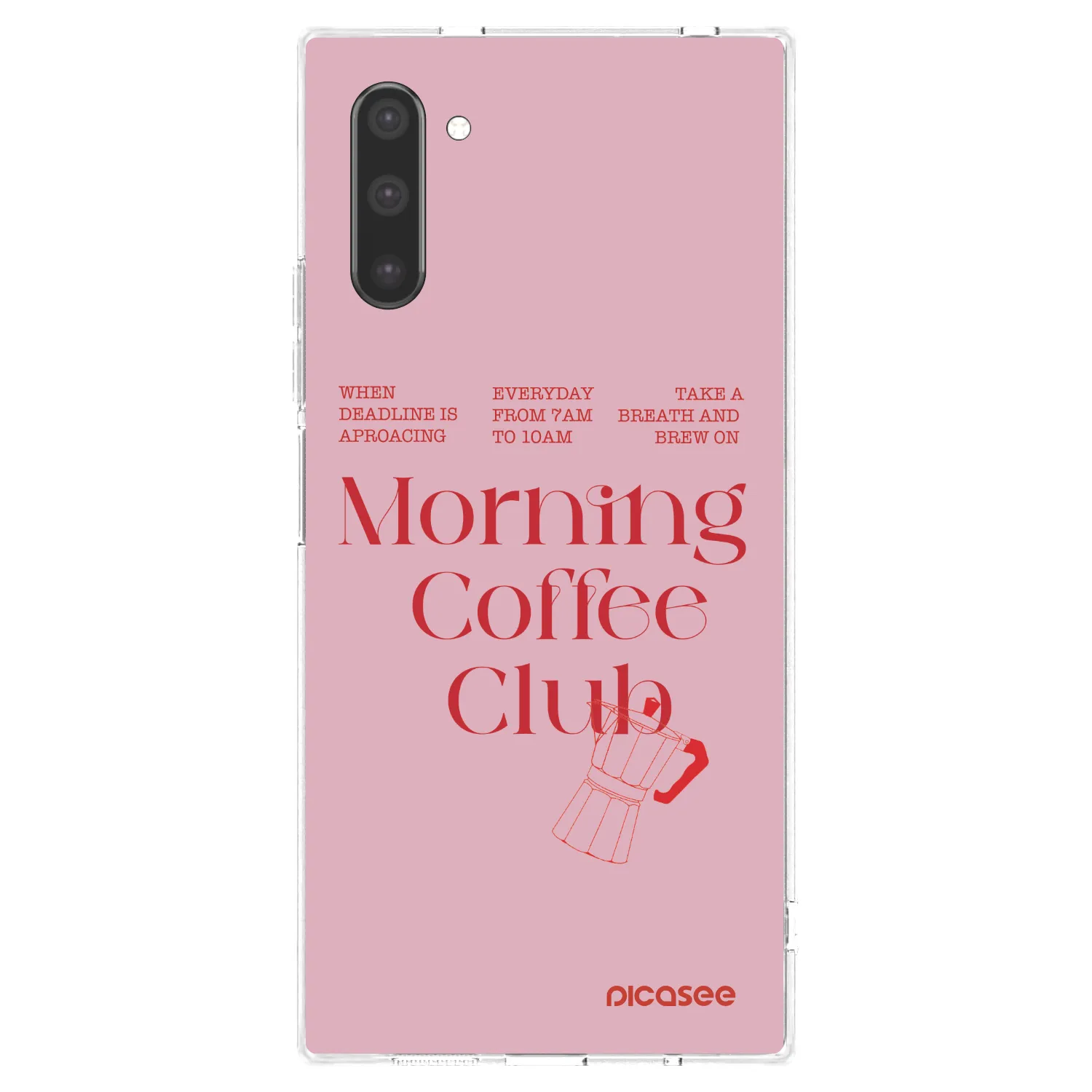 Picasee silikonska prozirna maskica za Samsung Galaxy Note 10 N970F - Morning