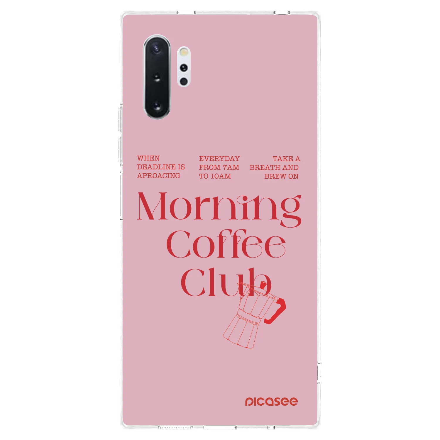 Picasee silikonska prozirna maskica za Samsung Galaxy Note 10+ N975F - Morning