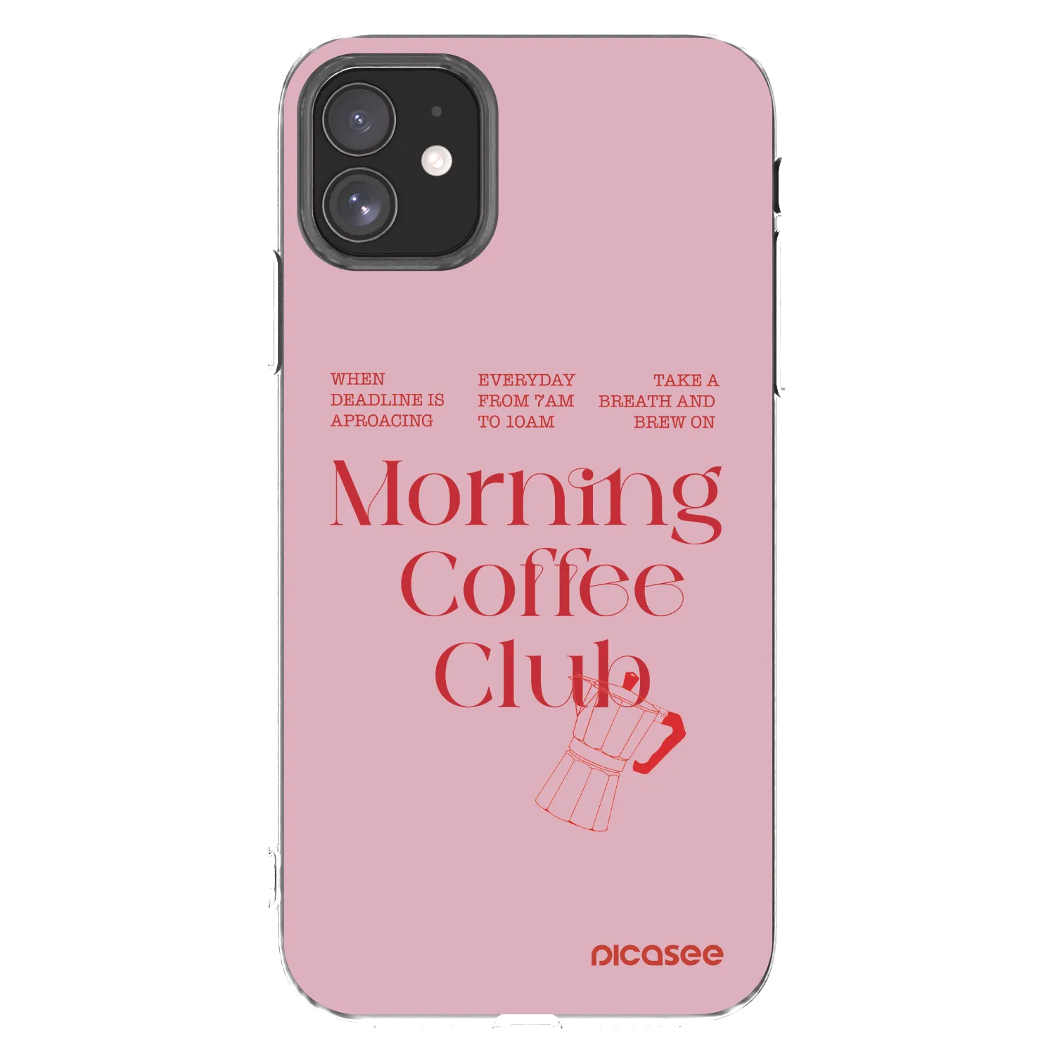 Picasee silikonska prozirna maskica za Apple iPhone 11 - Morning